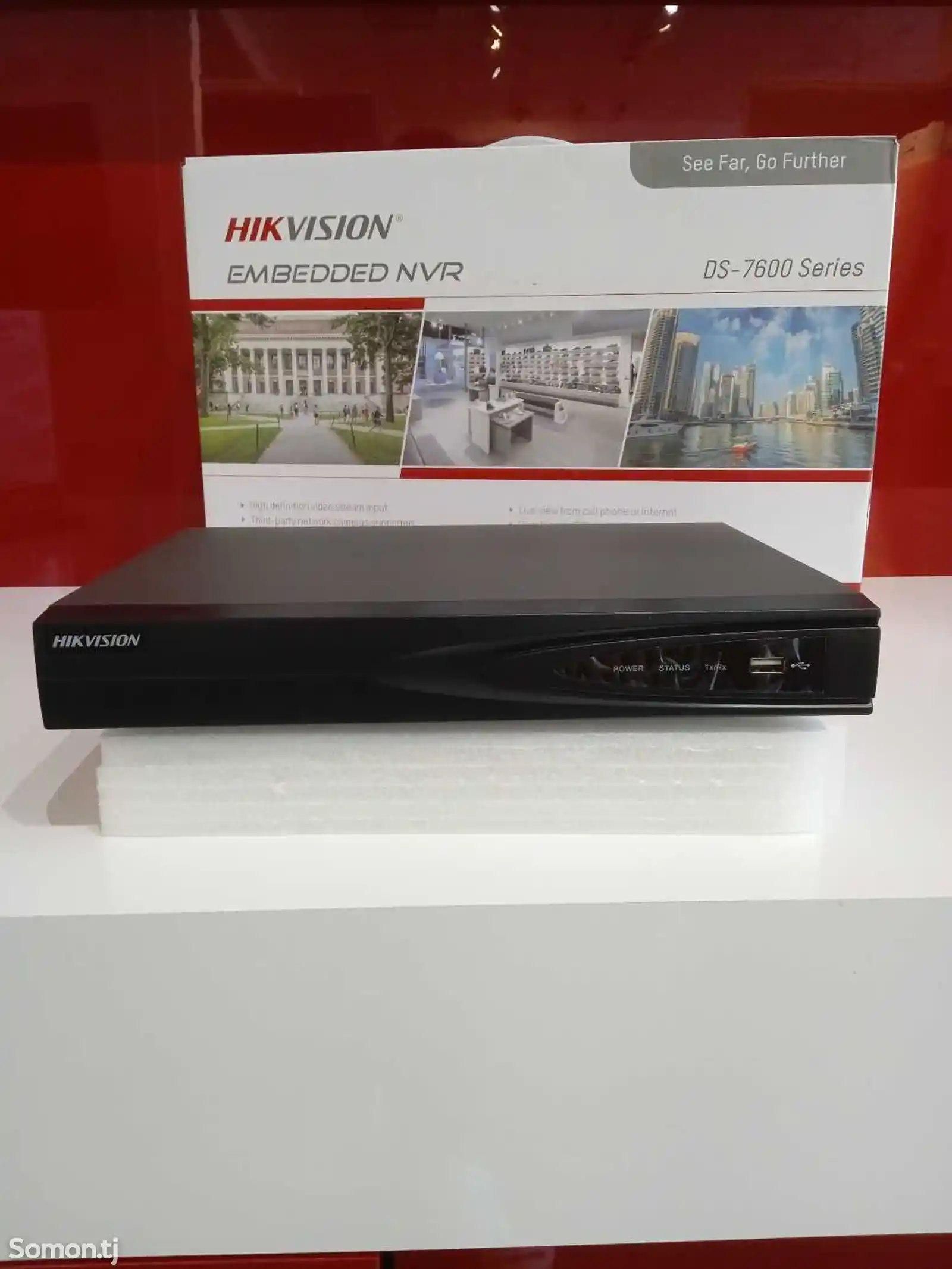 Видеорегистратор IP Hikvision DS-7604NI-K1/4P-1