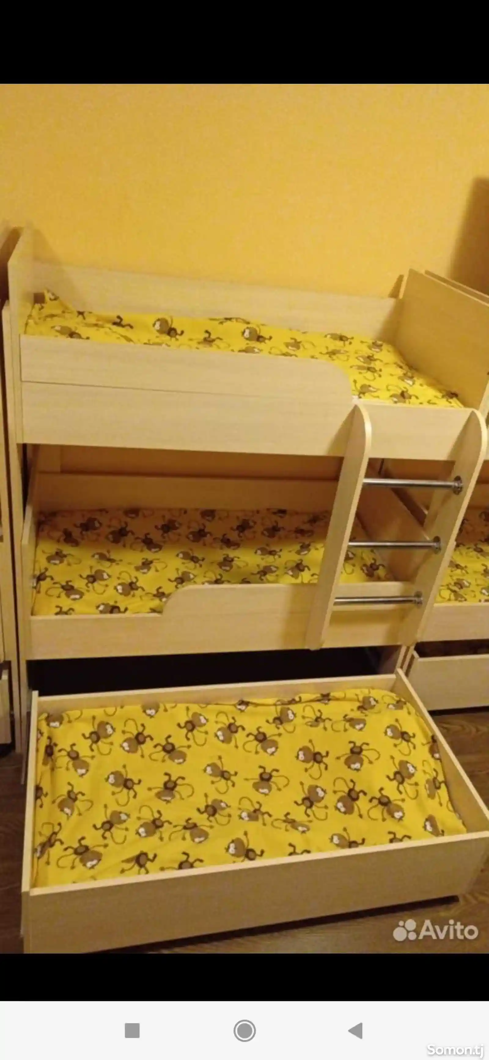 Трёхъярусная кровать детская-1