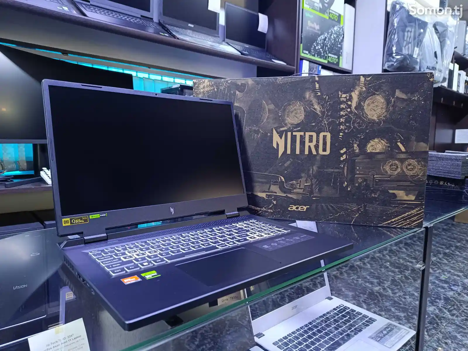 Игровой Ноутбук Acer Nitro 17 Ryzen 7 7840HS / RTX 4060 8GB / 16GB / 1TB SSD-2
