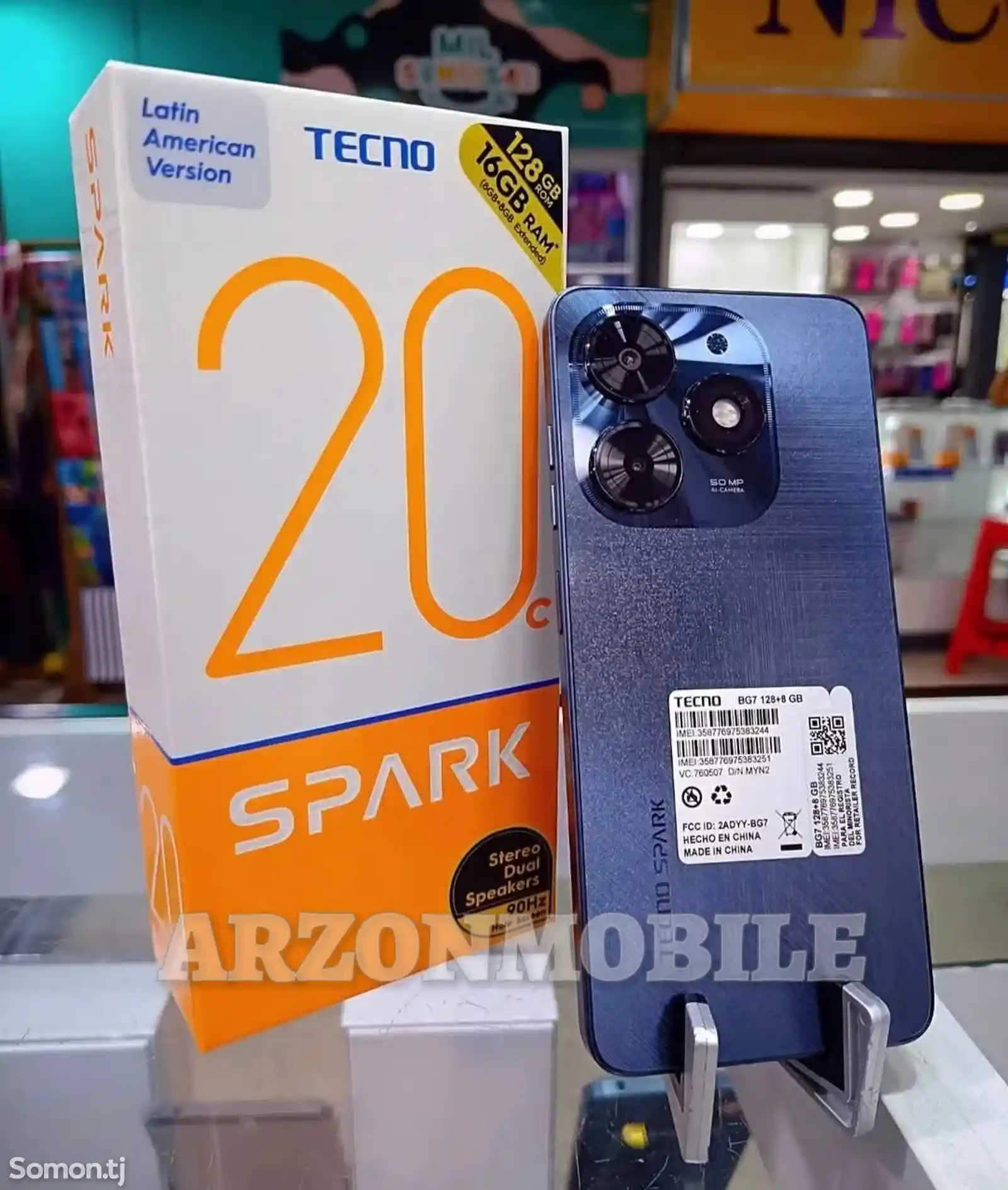 Tecno Spark 20C 4+4/128Gb Black-6