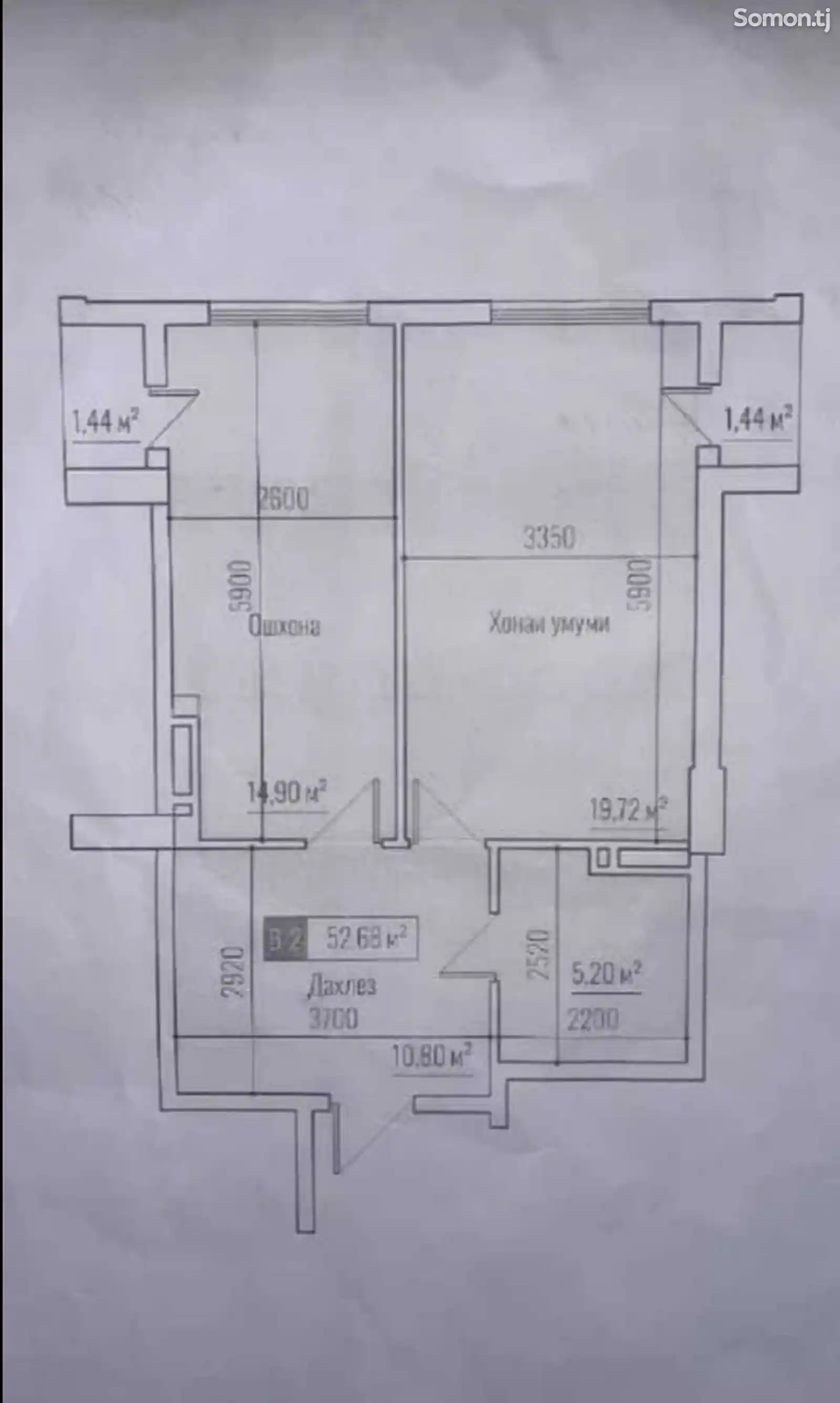 2-комн. квартира, 17 этаж, 53 м², парк Спартак, кукольный театр-3