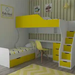 Двухъярусная кровать для малышей на заказ
