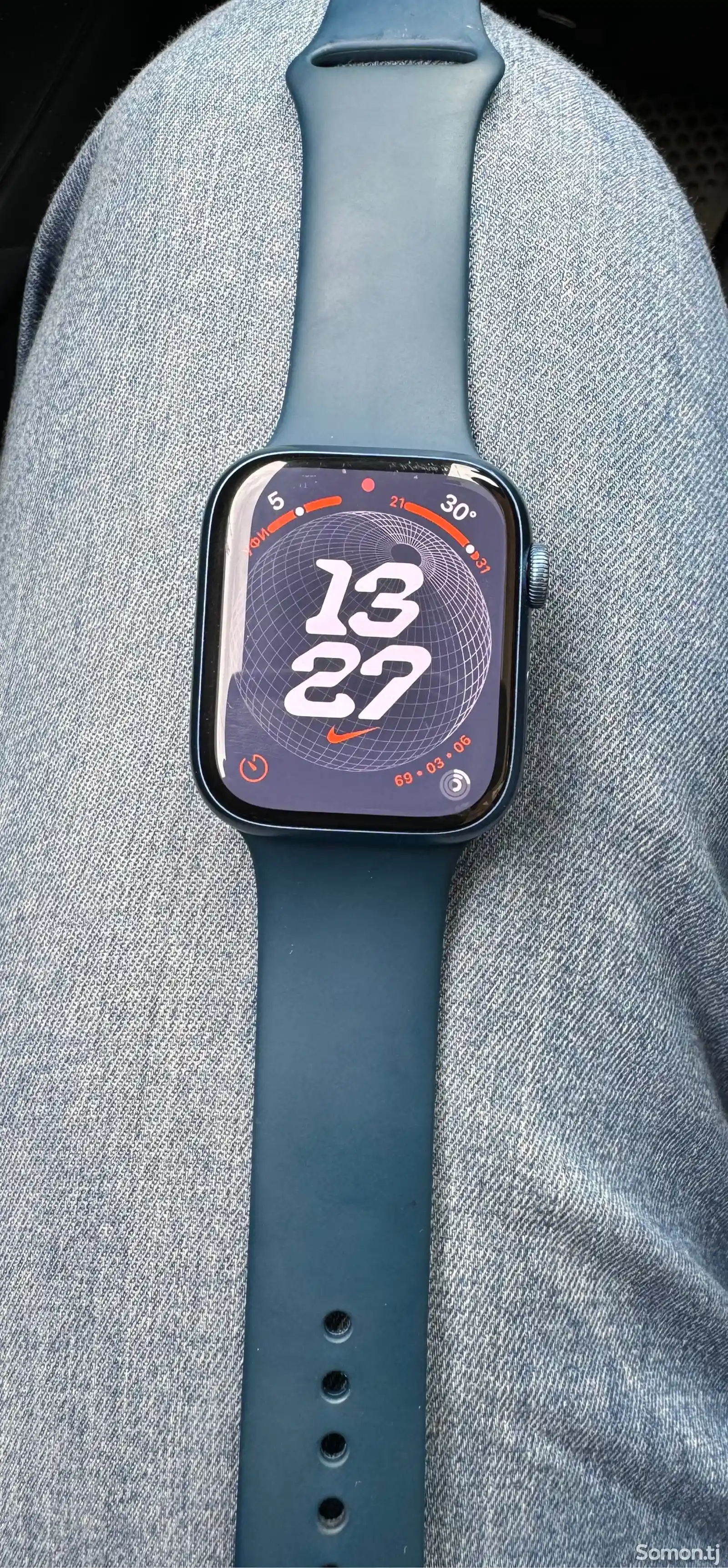 Смарт часы Apple Watch 7 45mm blue-1