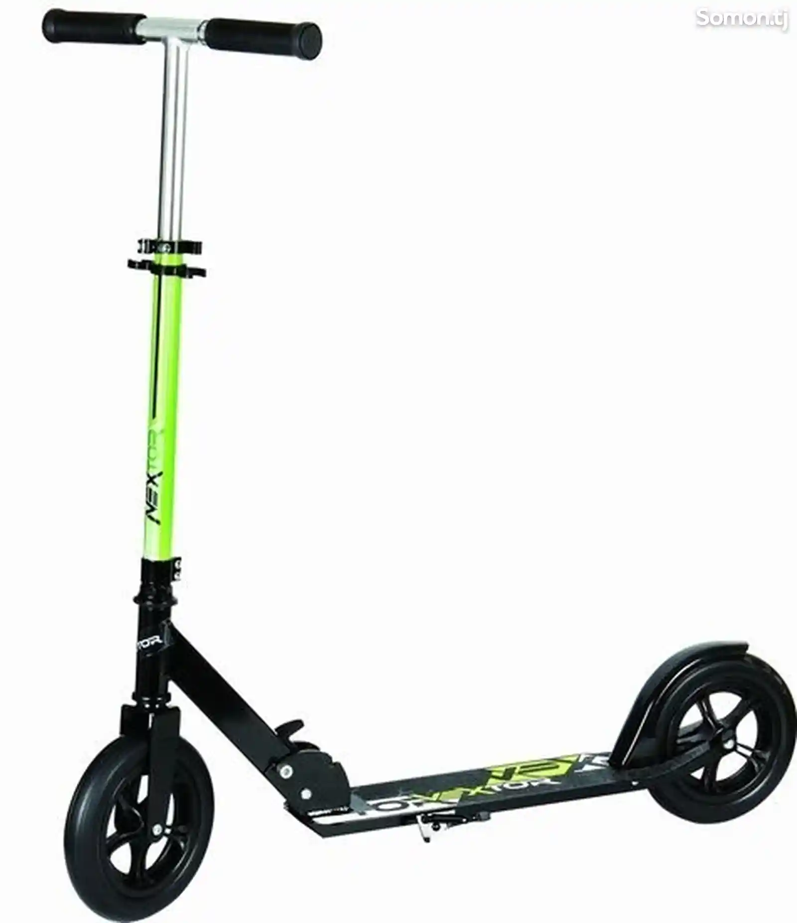 Самокат подростковый Scooter, складной, двухколесный, большие колеса-6