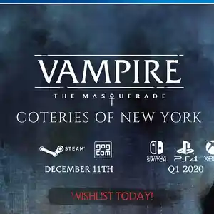 Игра Vampire the masquerade coteries of new york для PS-4 / 5.05 / 6.72 / 9.00 /