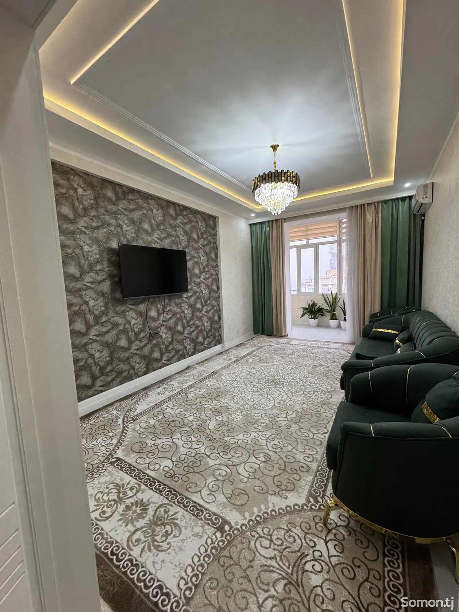 2-комн. квартира, 14 этаж, 60 м², И.Сомони-1