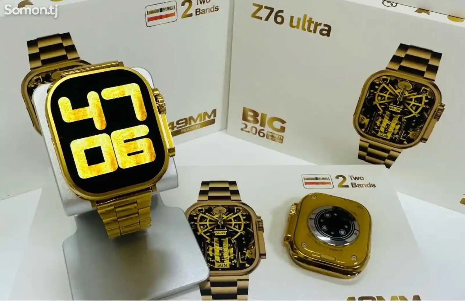Смарт часы Z76 Ultra 2/1 GOLD-1