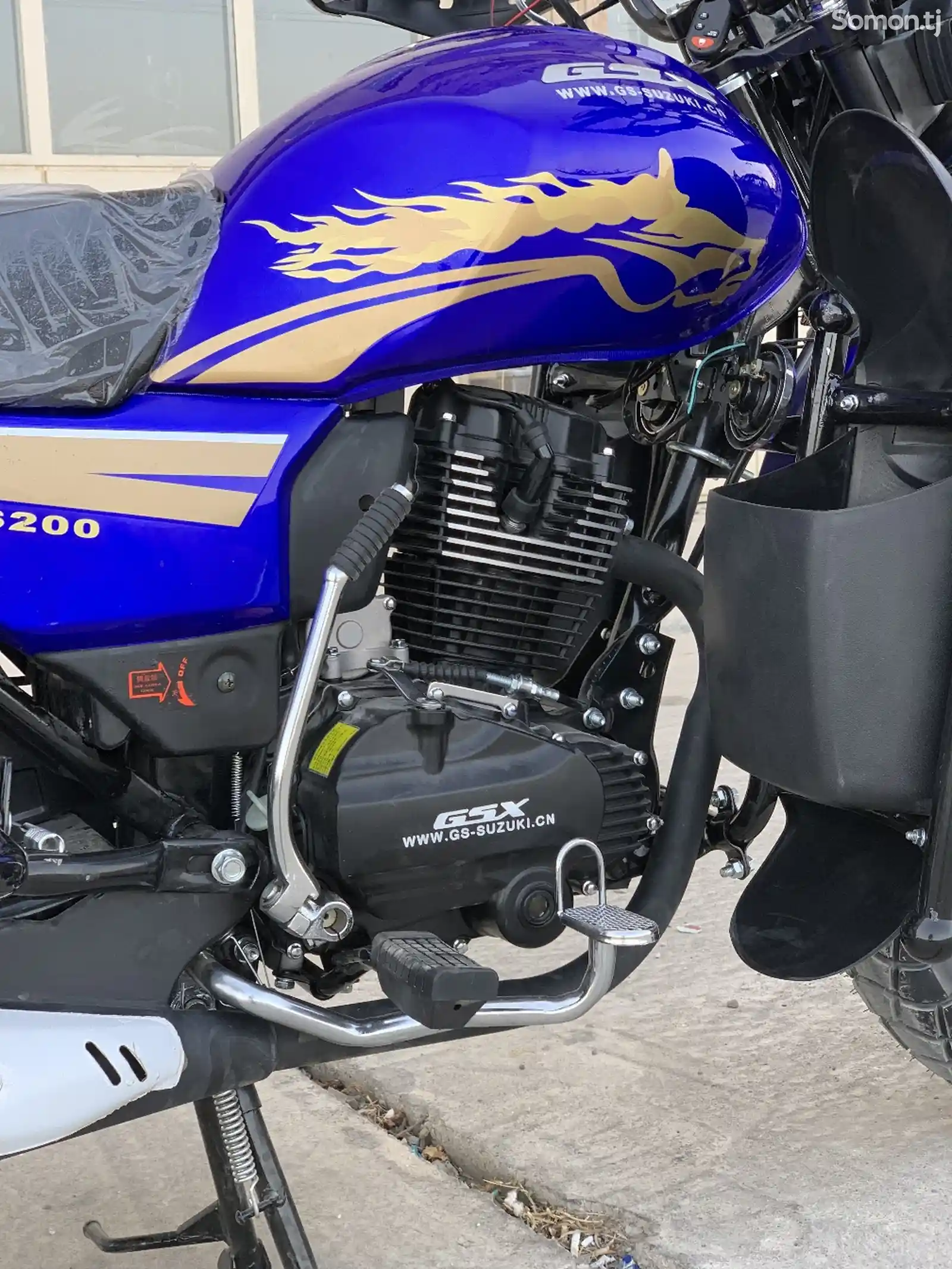 Мотоцикл Suzuki 200куб New Blue-3