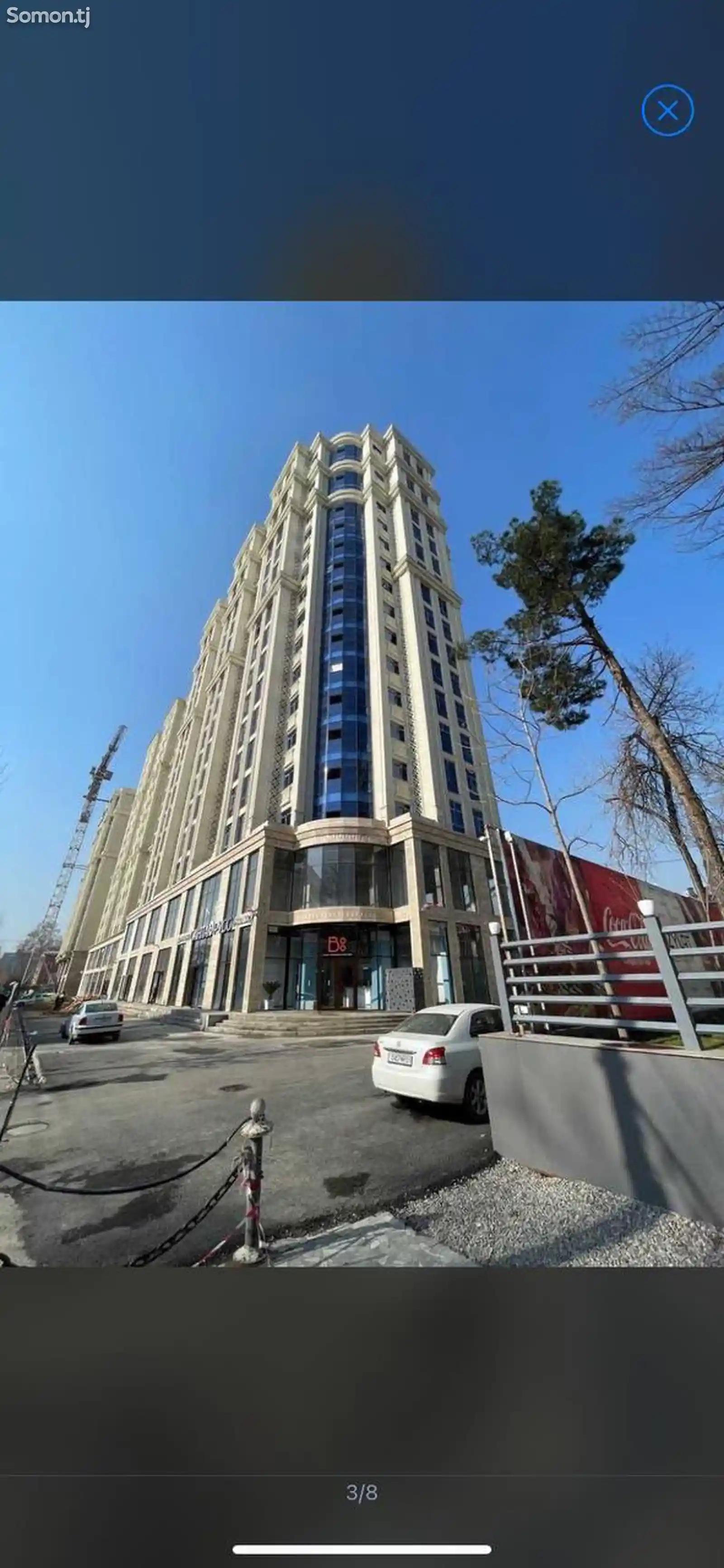 2-комн. квартира, 13 этаж, 81 м², Шохмансур-1