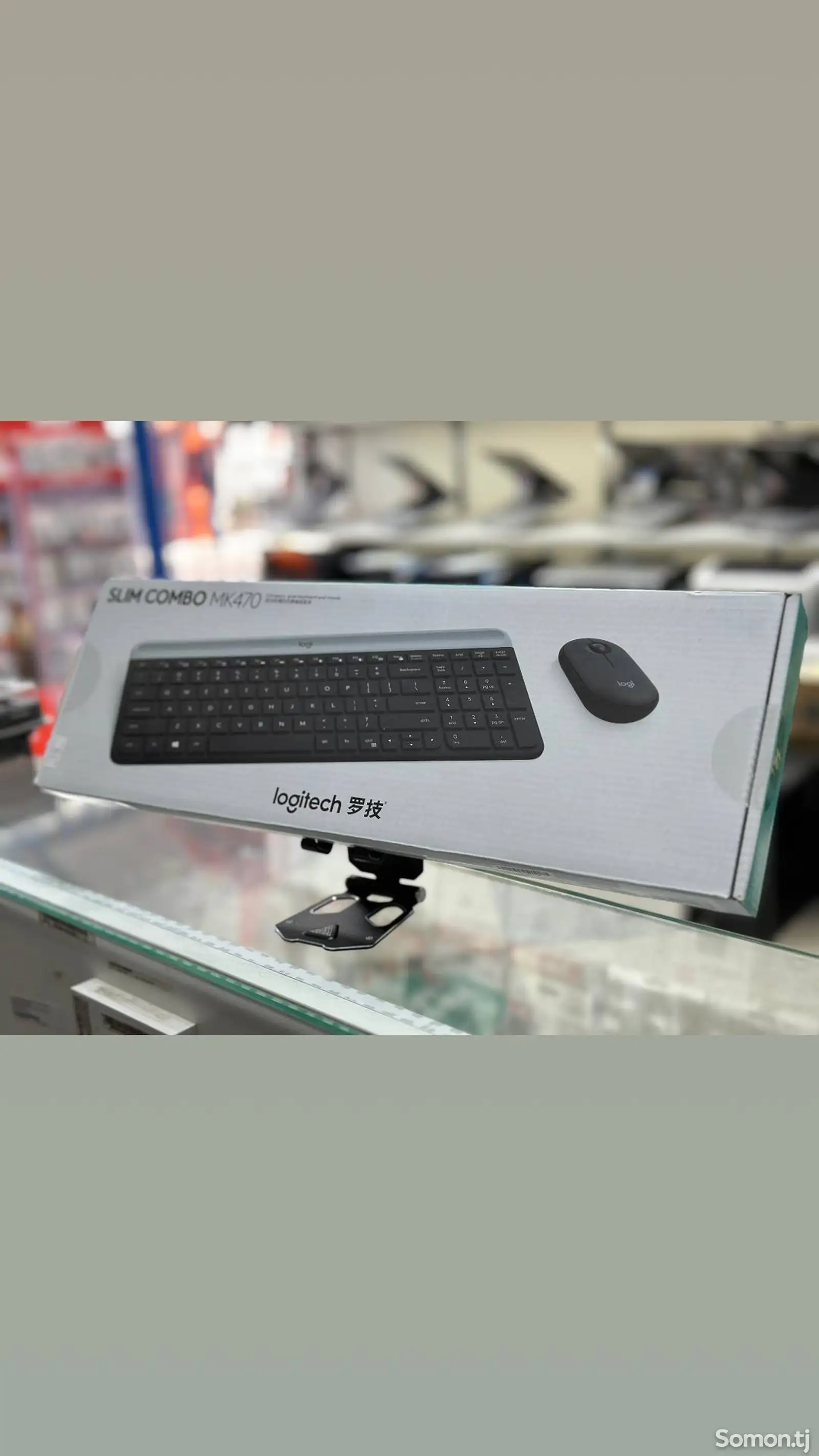 Клавиатура Logitech SLIM COMBO MK470 white and black-2