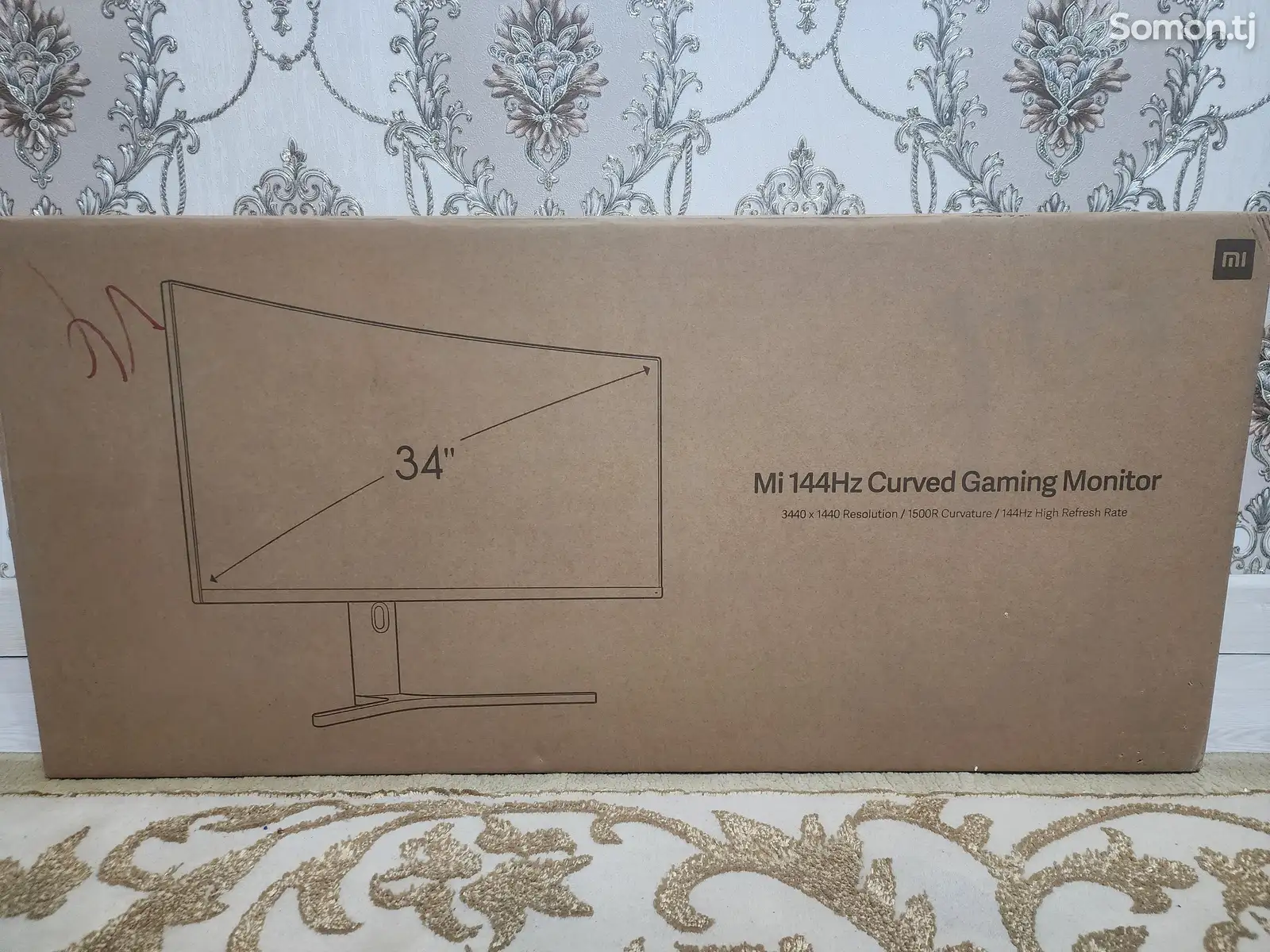 Монитор Xiaomi Mi Curved Gaming, 34 дюйм-1