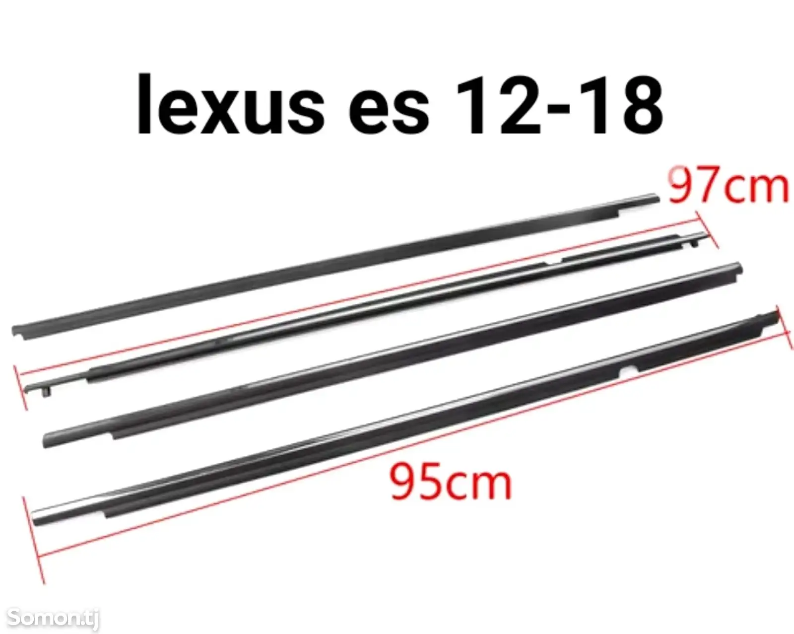 Молдинг стекла от lexus es 12-18/Chrome-1