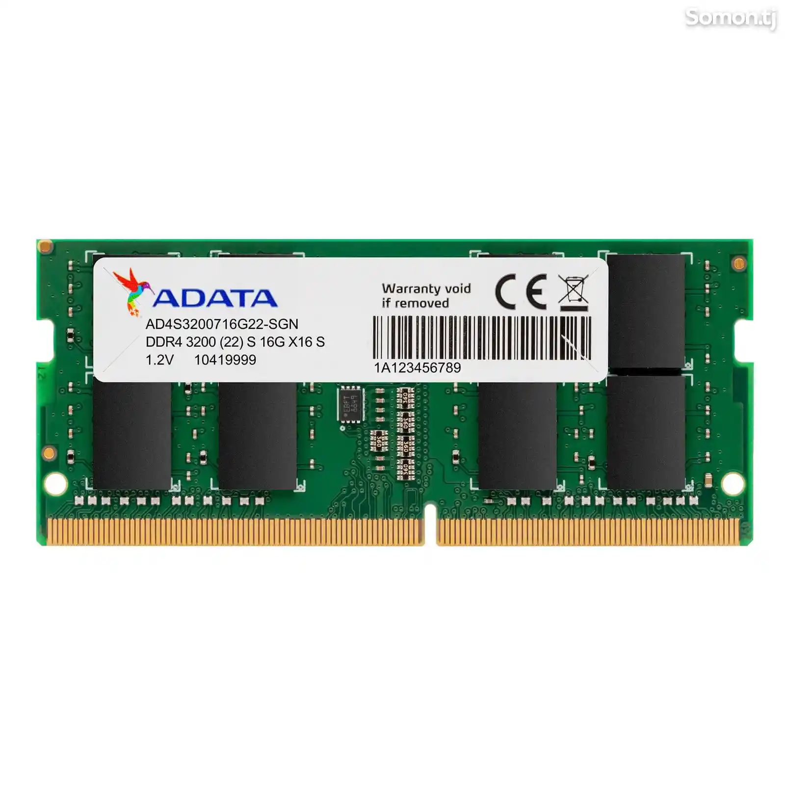 Оперативная память Adata DDR4 8Gb 3200Мгц 2400Mhz-2