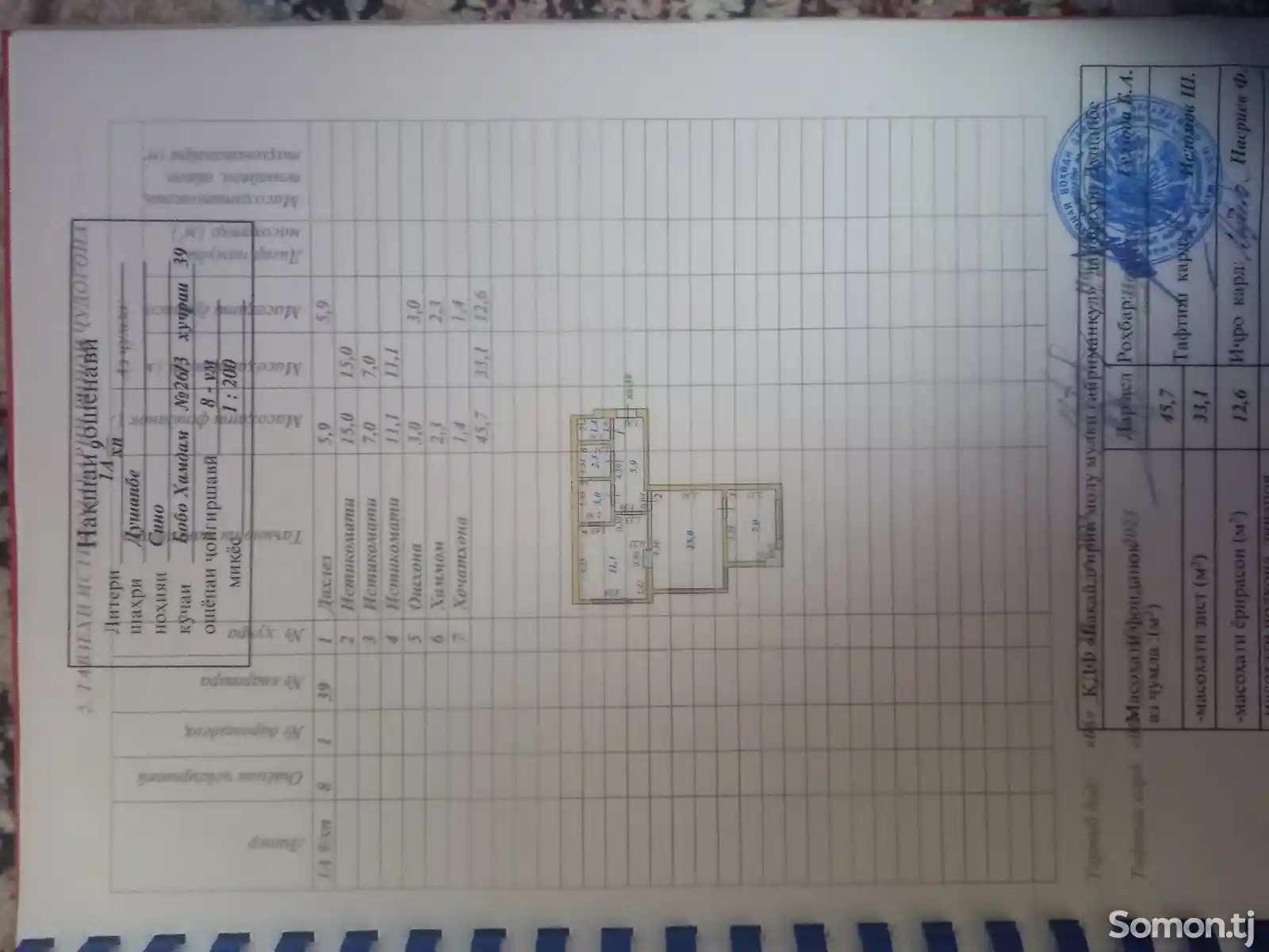 2-комн. квартира, 8 этаж, 46 м², Сино-14