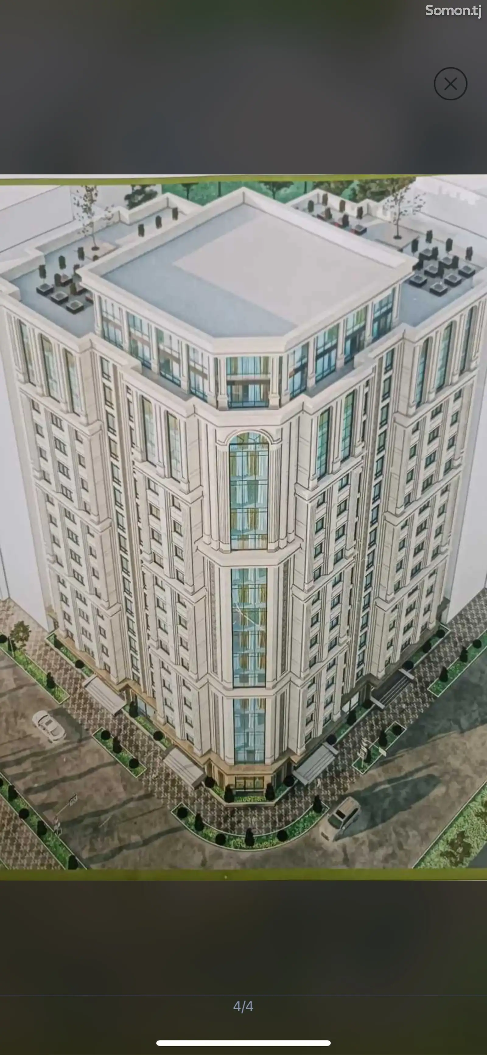 2-комн. квартира, 6 этаж, 75 м², Сино-1