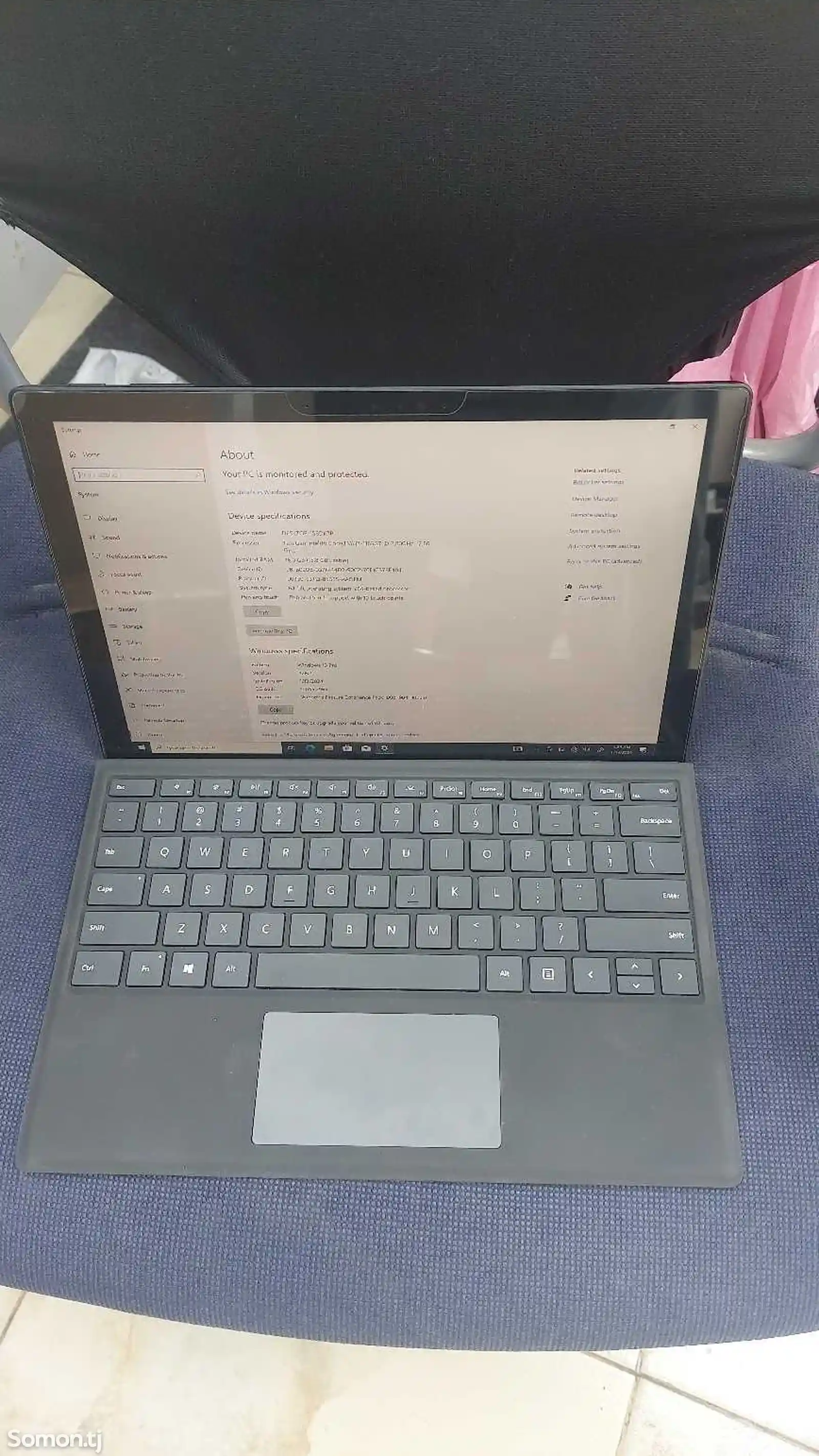 Ноутбук Surface pro 7 plus-6