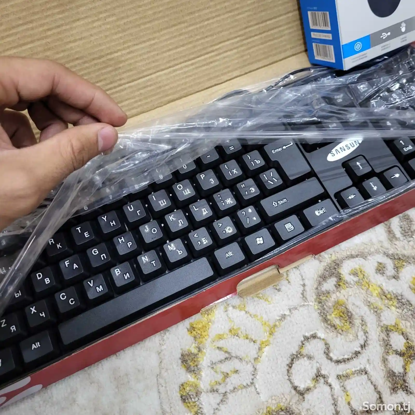 Клавиатура Sansun и мышь компьютерная-2