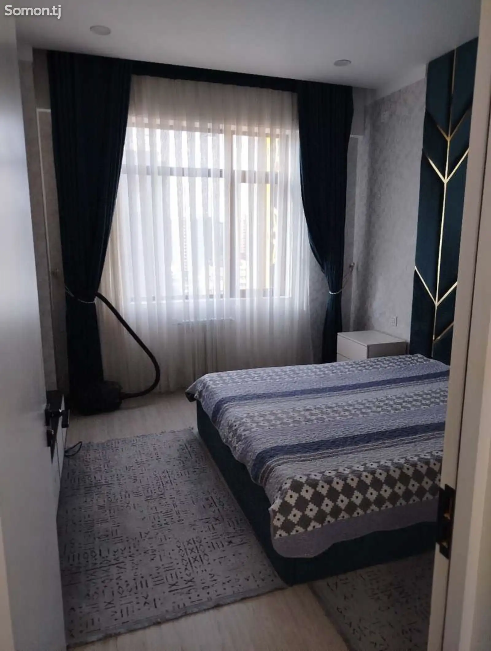 2-комн. квартира, 13 этаж, 62м², Сомони-1