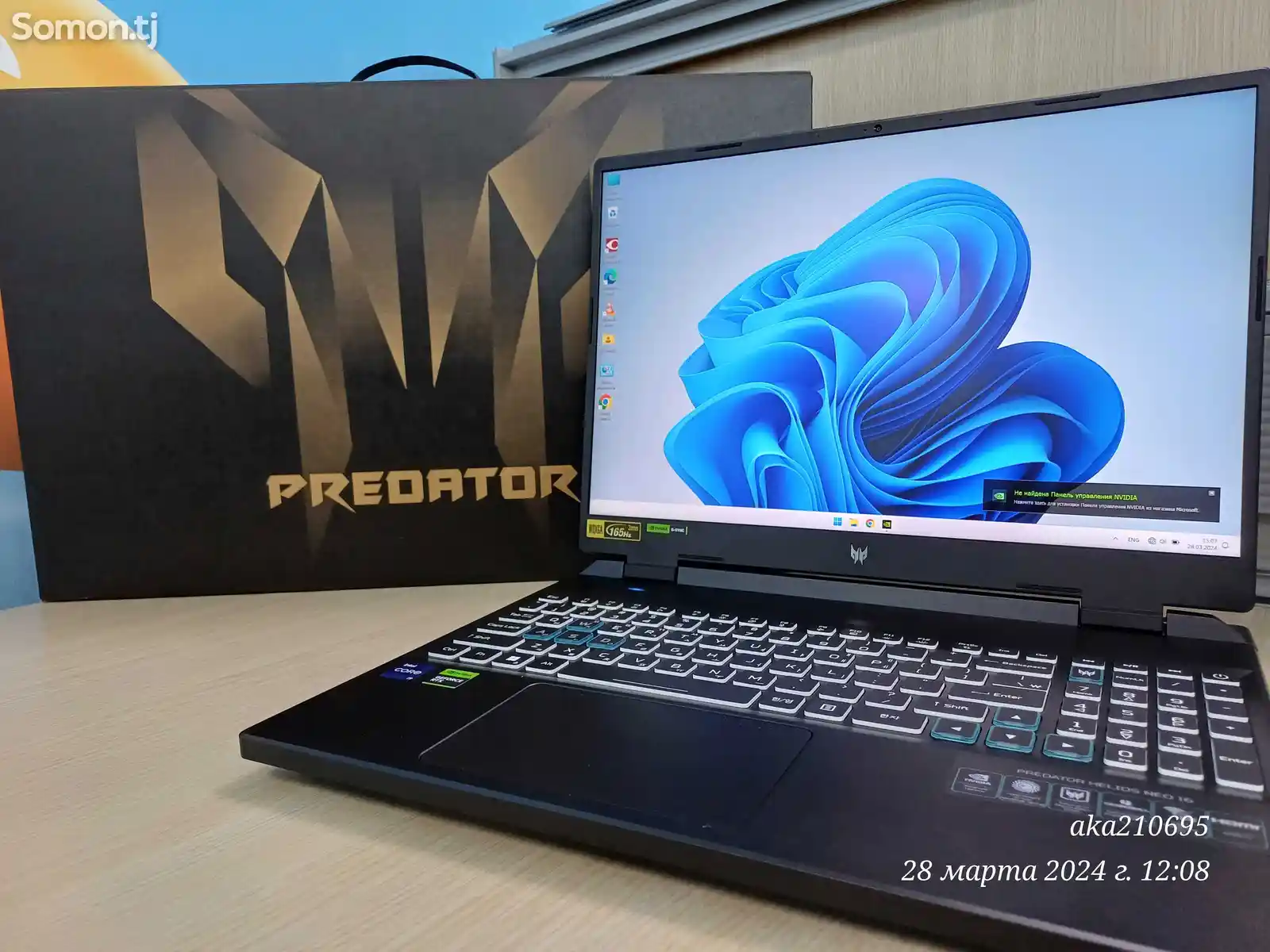 Ноутбук Acer Predator Helios Neo 16 i9-13900hx 32gb ddr5 rtx4060-1