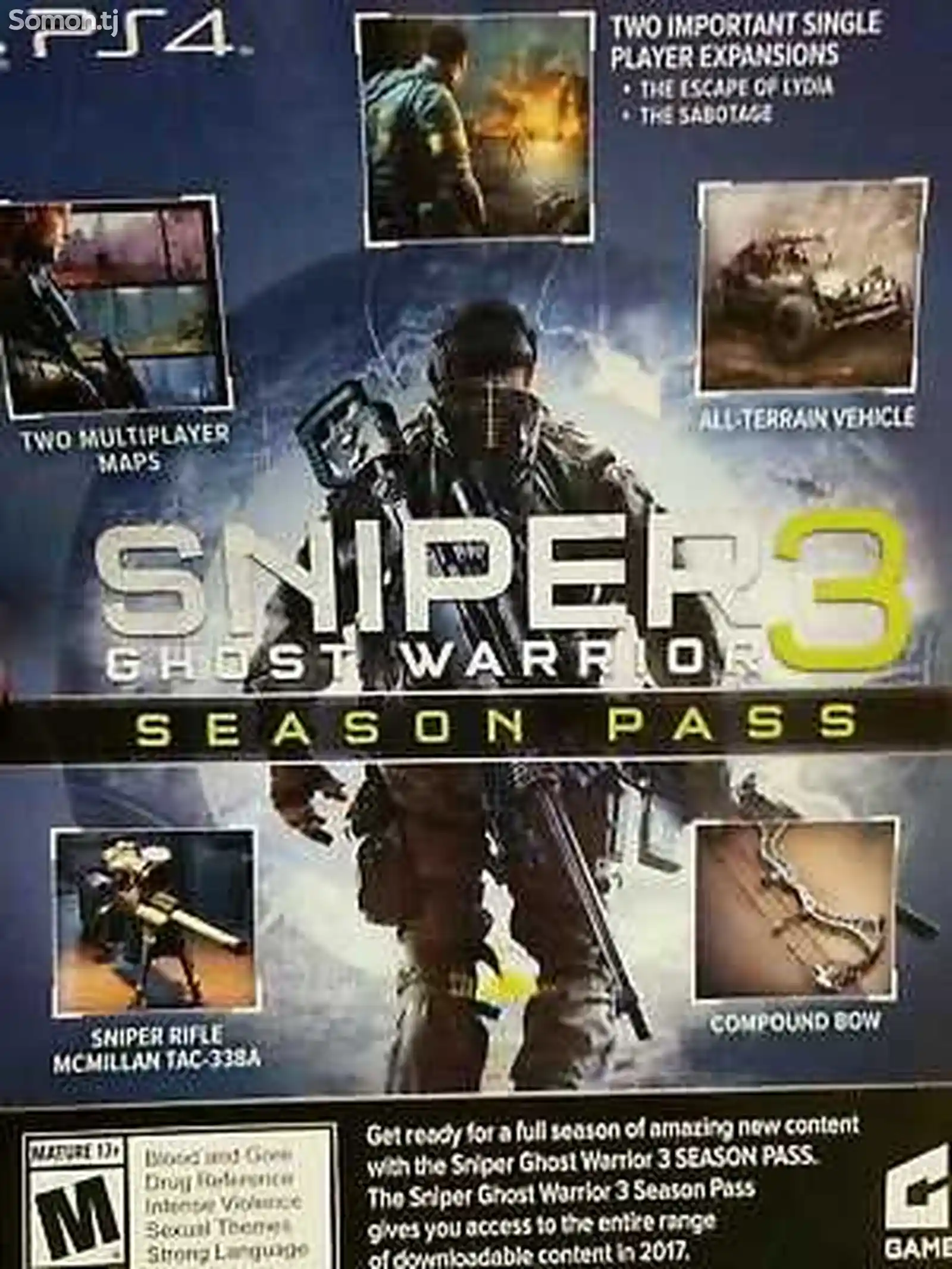 Игра Sniper Ghost Warrior 3 Season Pass Edition для Sony PS4-2