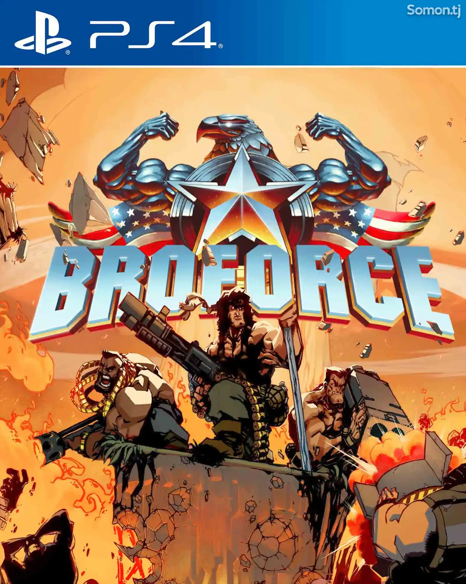 Игра Broforce для PS-4 / 5.05 / 6.72 / 7.02 / 7.55 / 9.00 / 11.00 /-1