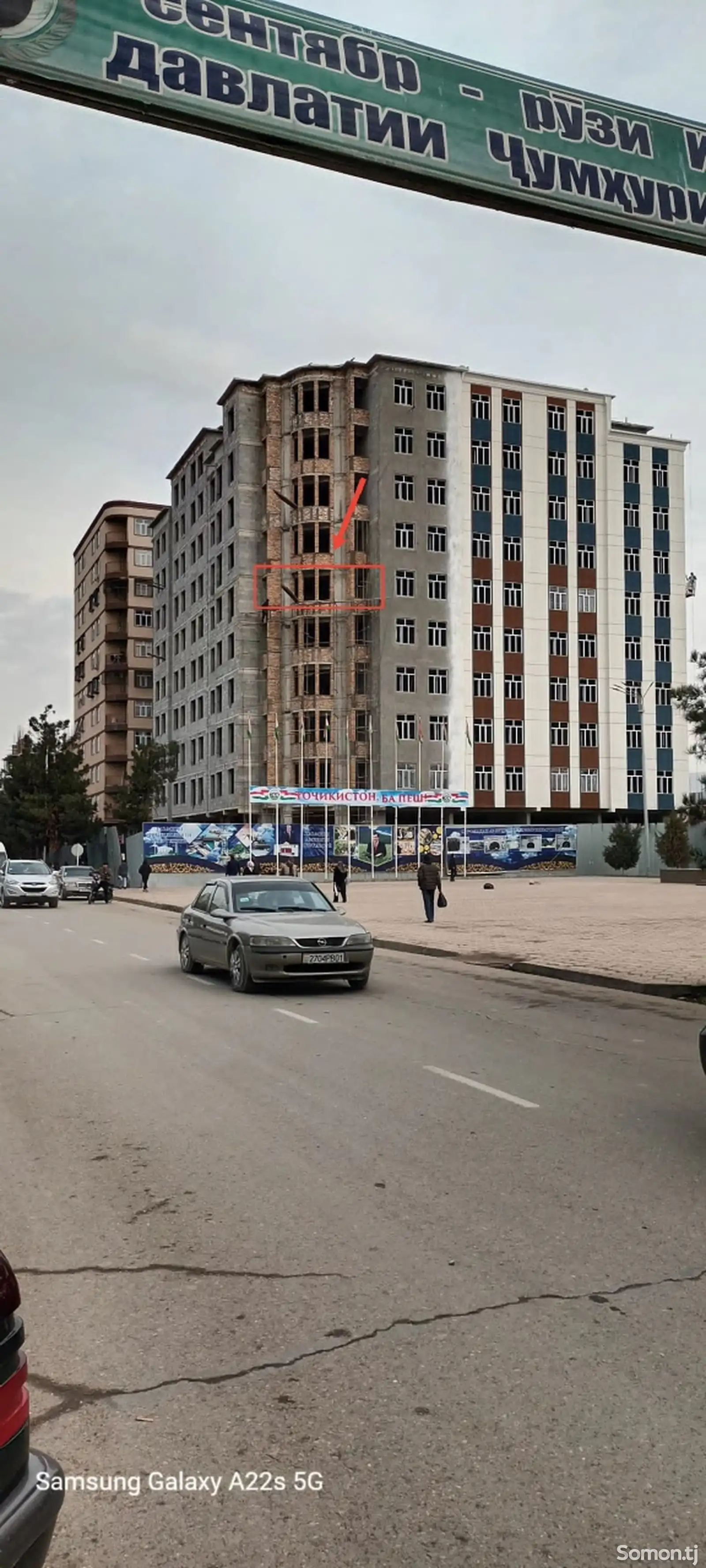 2-комн. квартира, 5 этаж, 55 м², ру па руи ҳайкали Рӯдакӣ-1