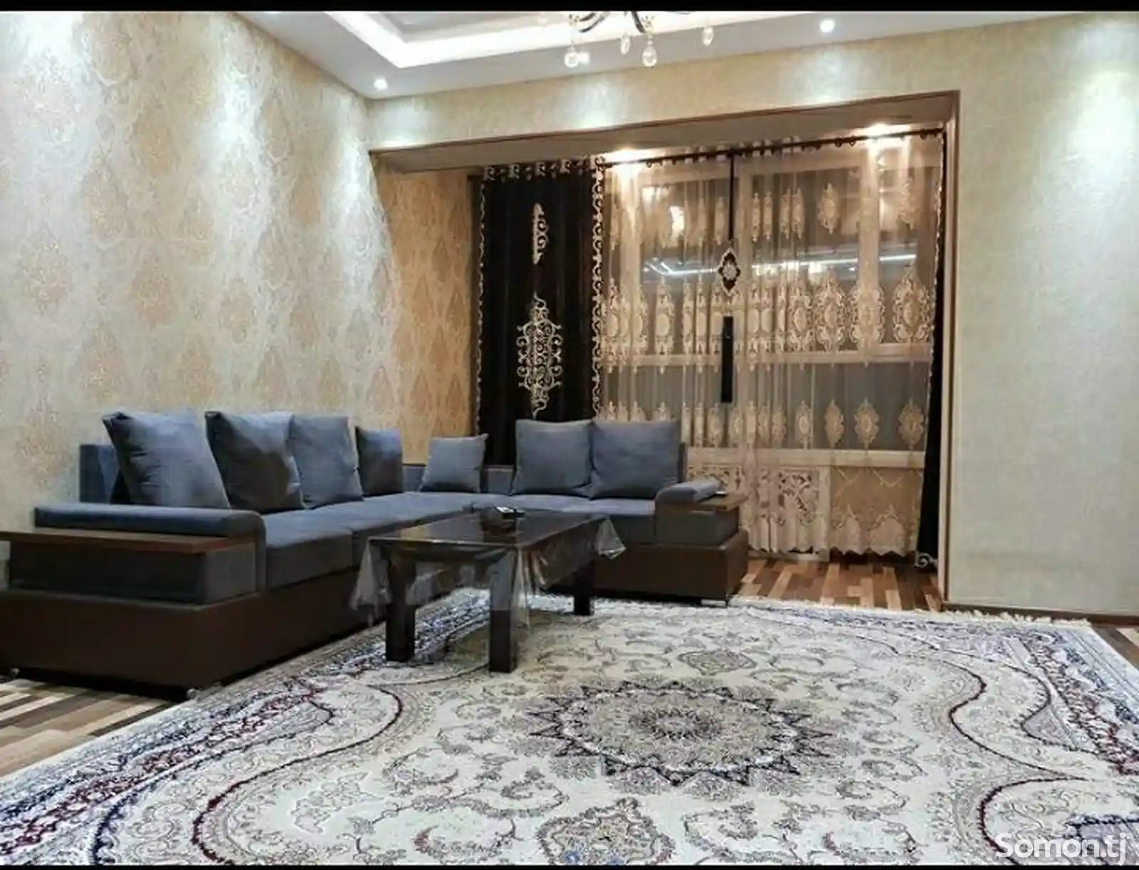 3-комн. квартира, 10 этаж, 95м², Сомони-1