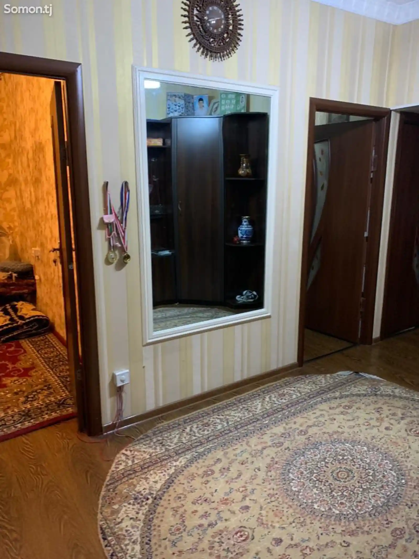 2-комн. квартира, 3 этаж, 65м², Сомони-14