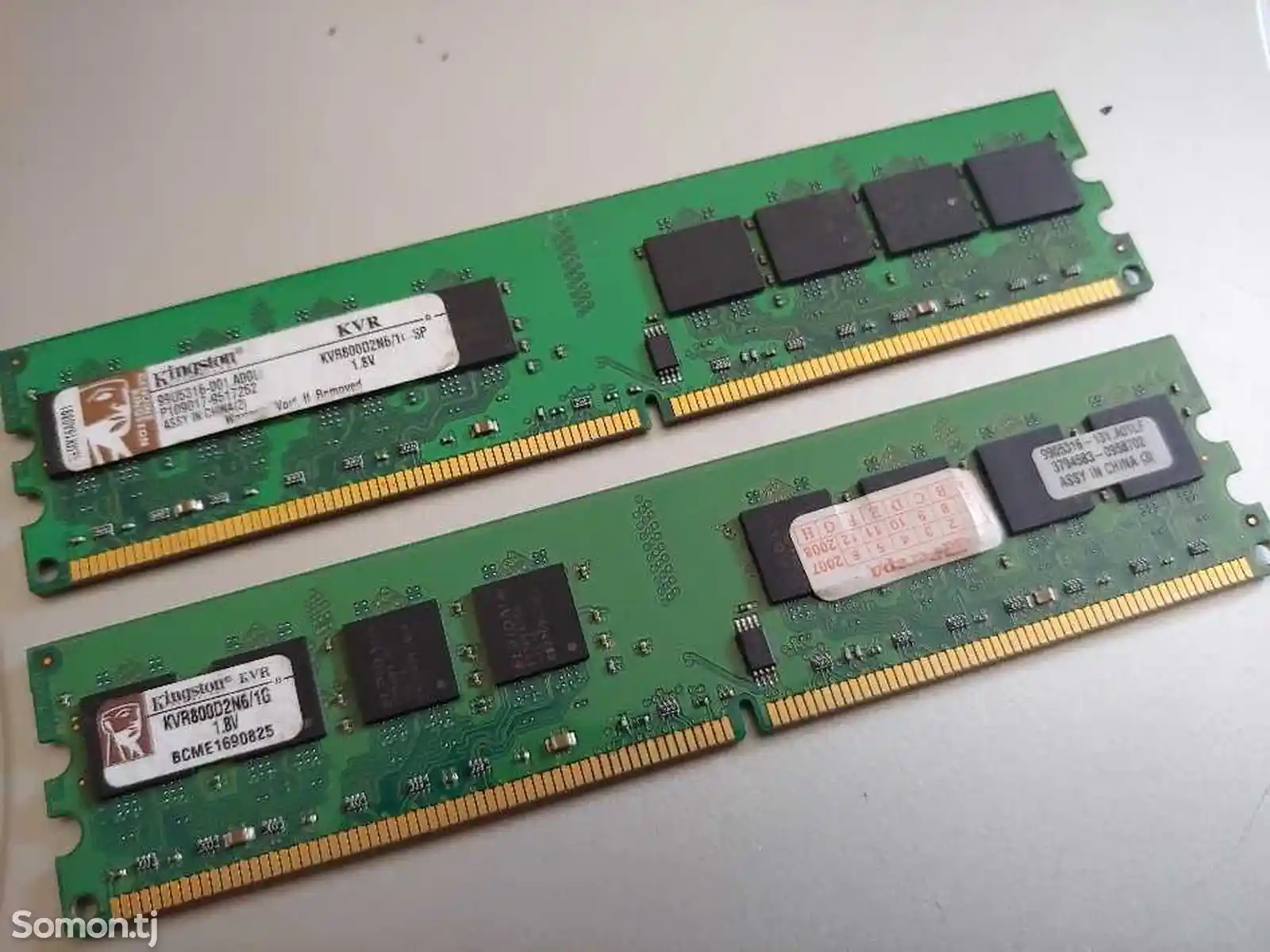 Оперативная память Kingston-1Gb DDR2