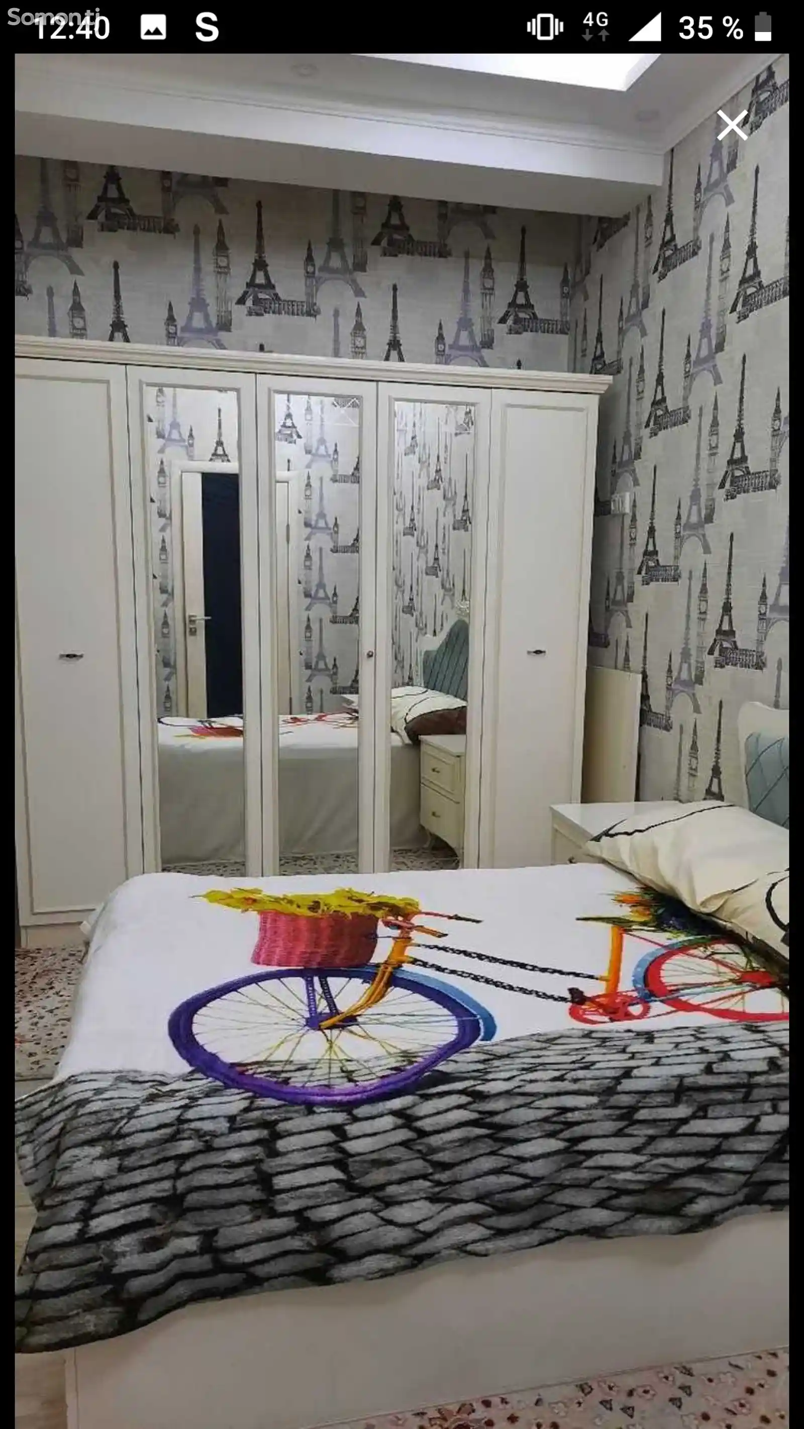 3-комн. квартира, 9 этаж, 100м², Сомони-1