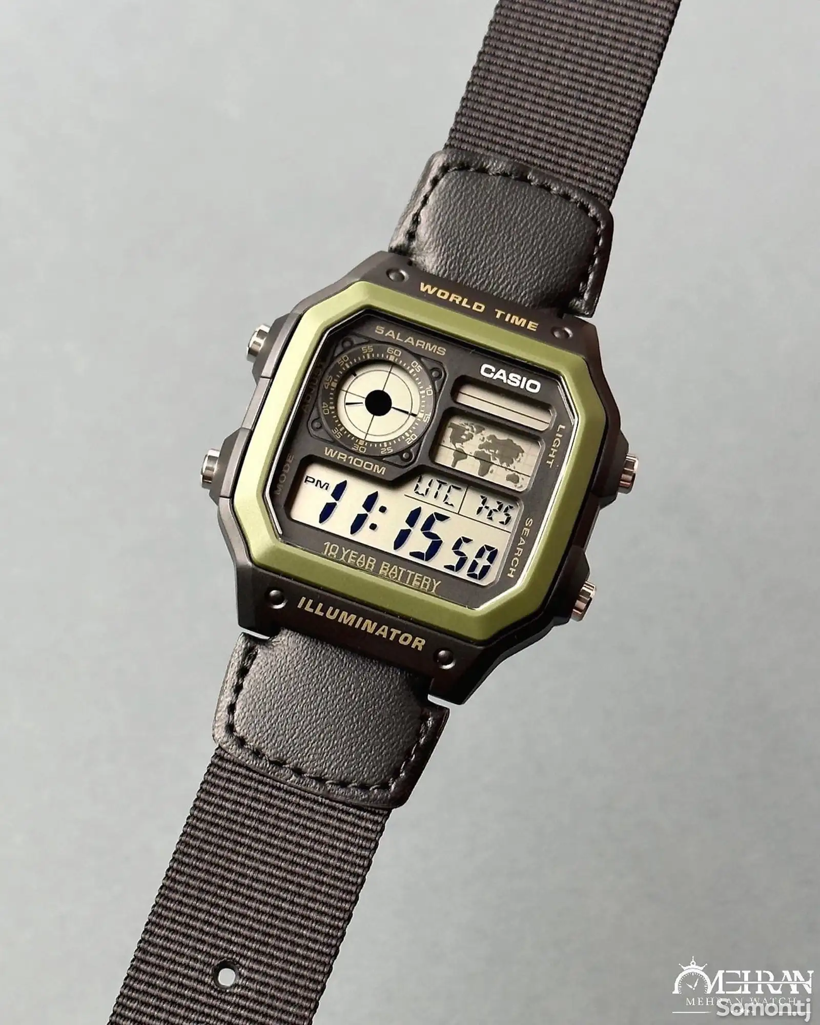 Мужские часы Casio AE-1200WHB-1BVDF-1