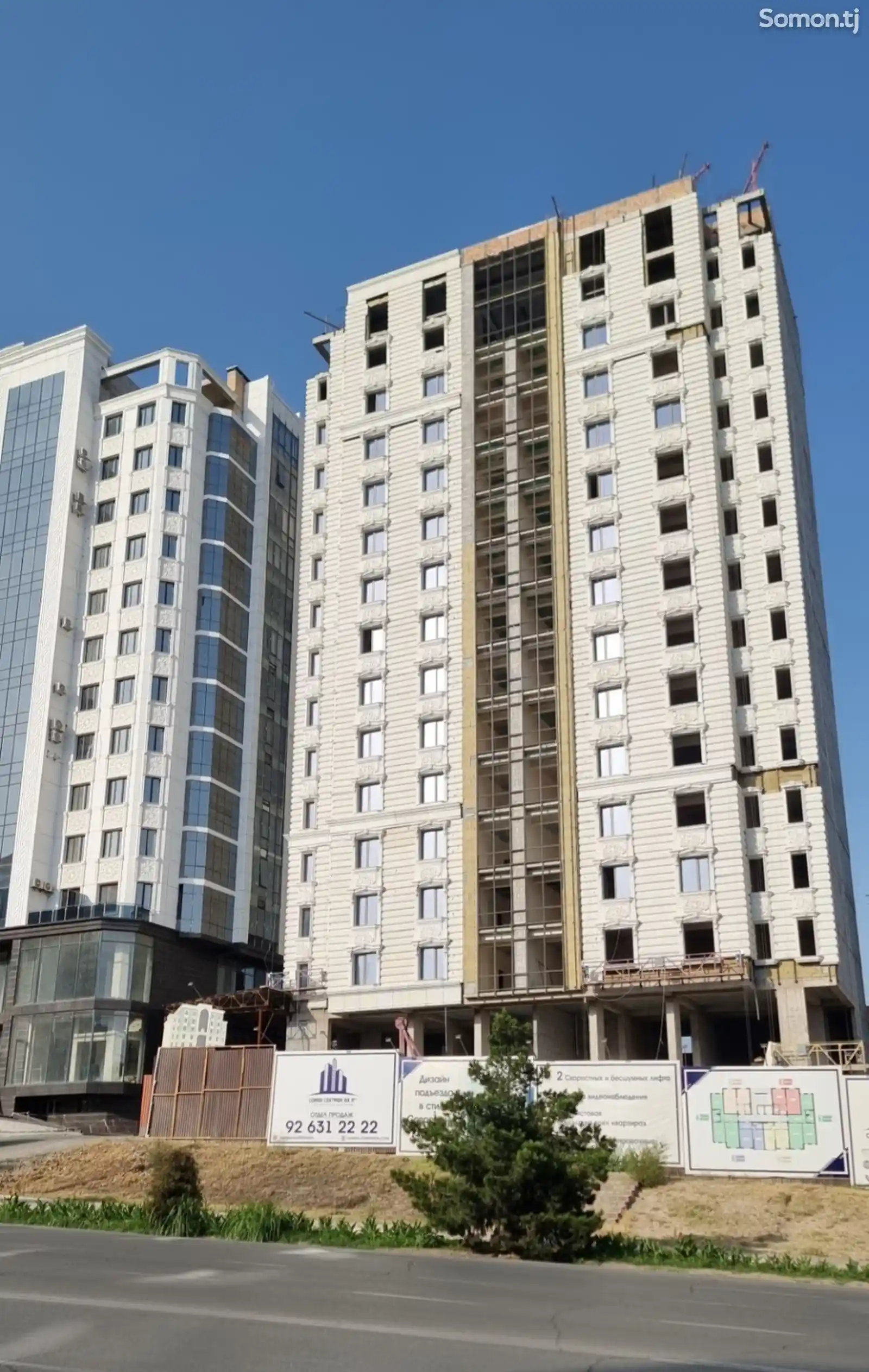 1-комн. квартира, 10 этаж, 55 м², 20 мкр, Кохи Матбуот-1