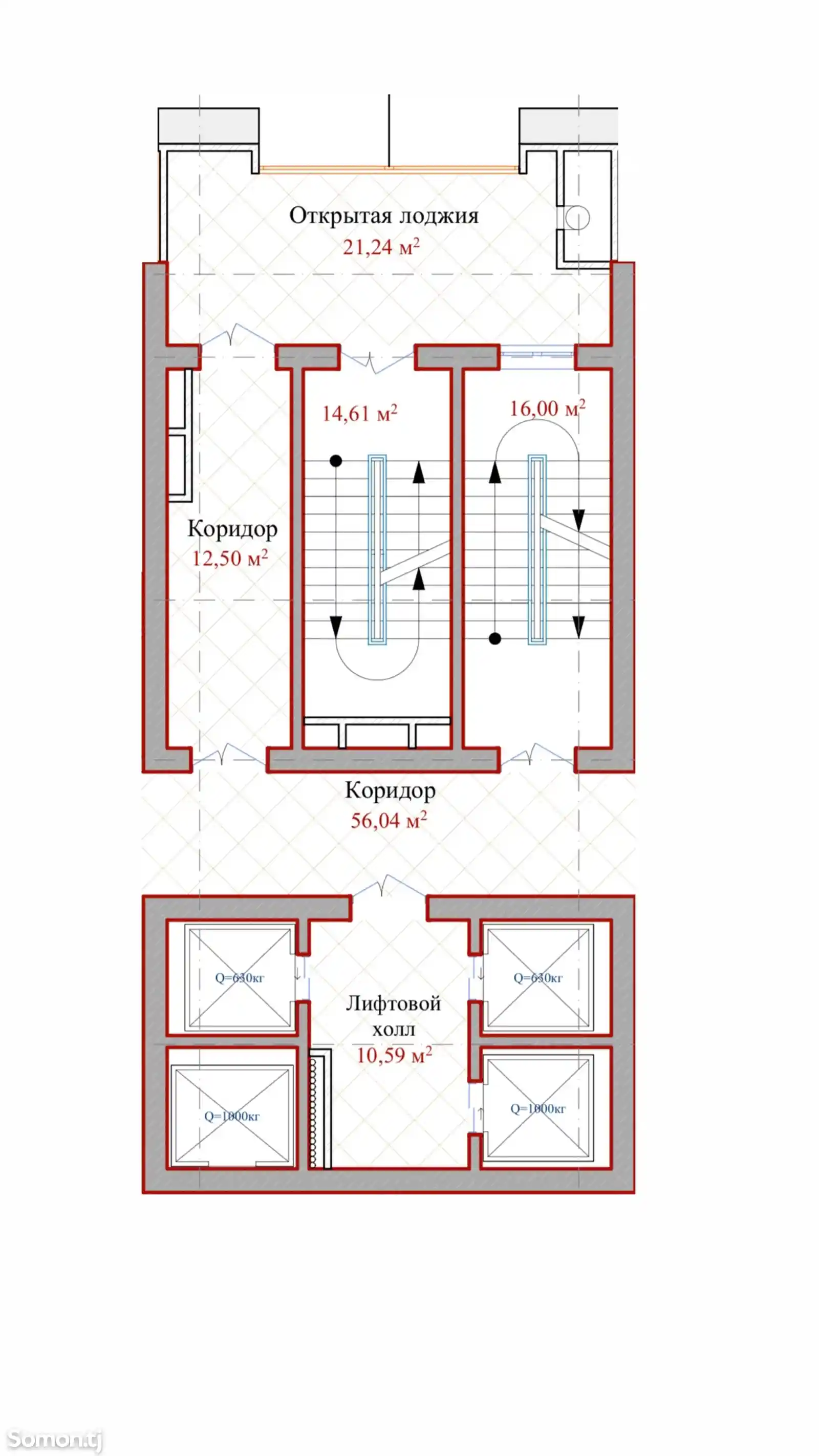 2-комн. квартира, 20 этаж, 99 м², Шохмансур-3