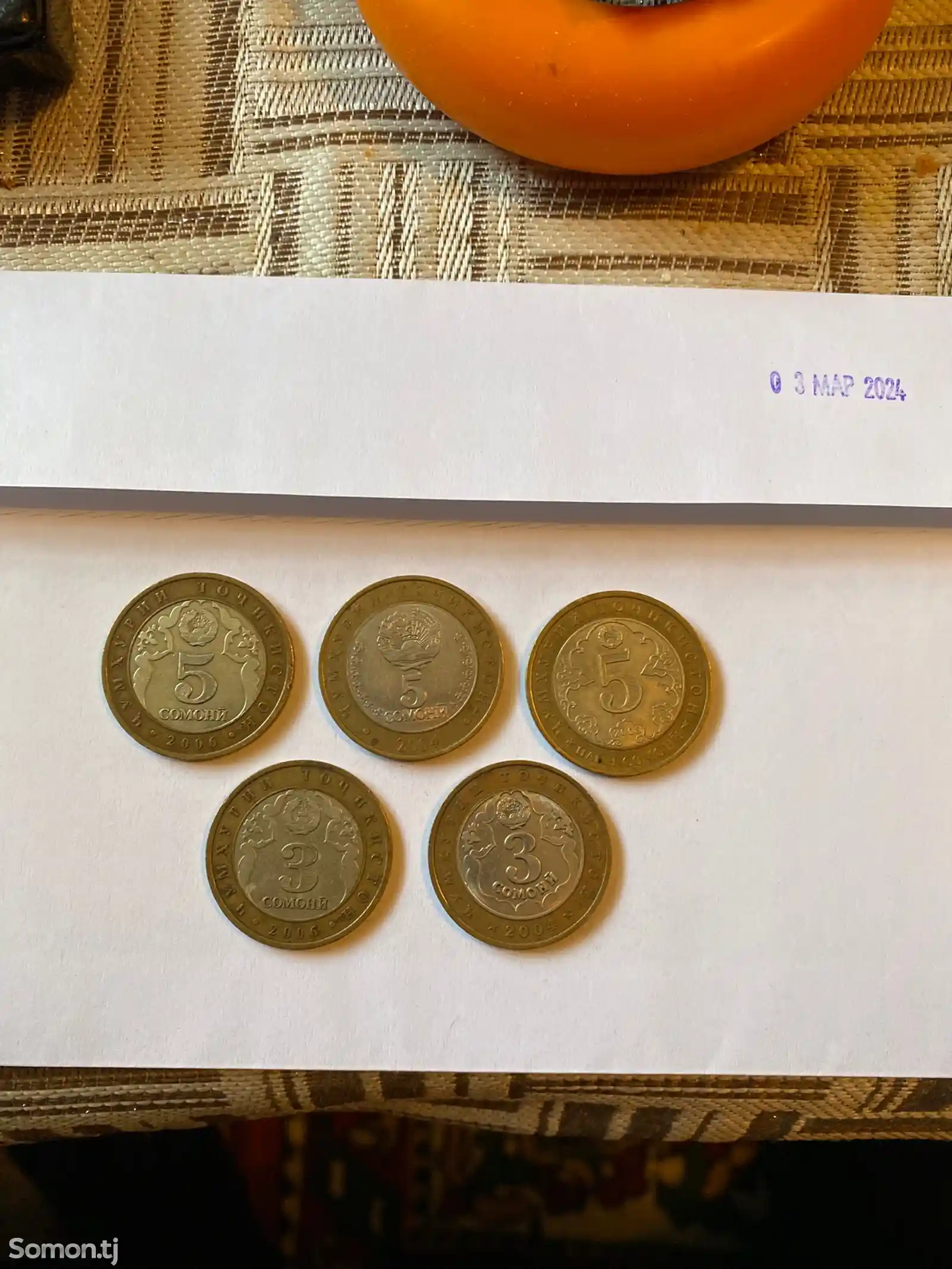 Набор Таджикских Биметаллических монет-2