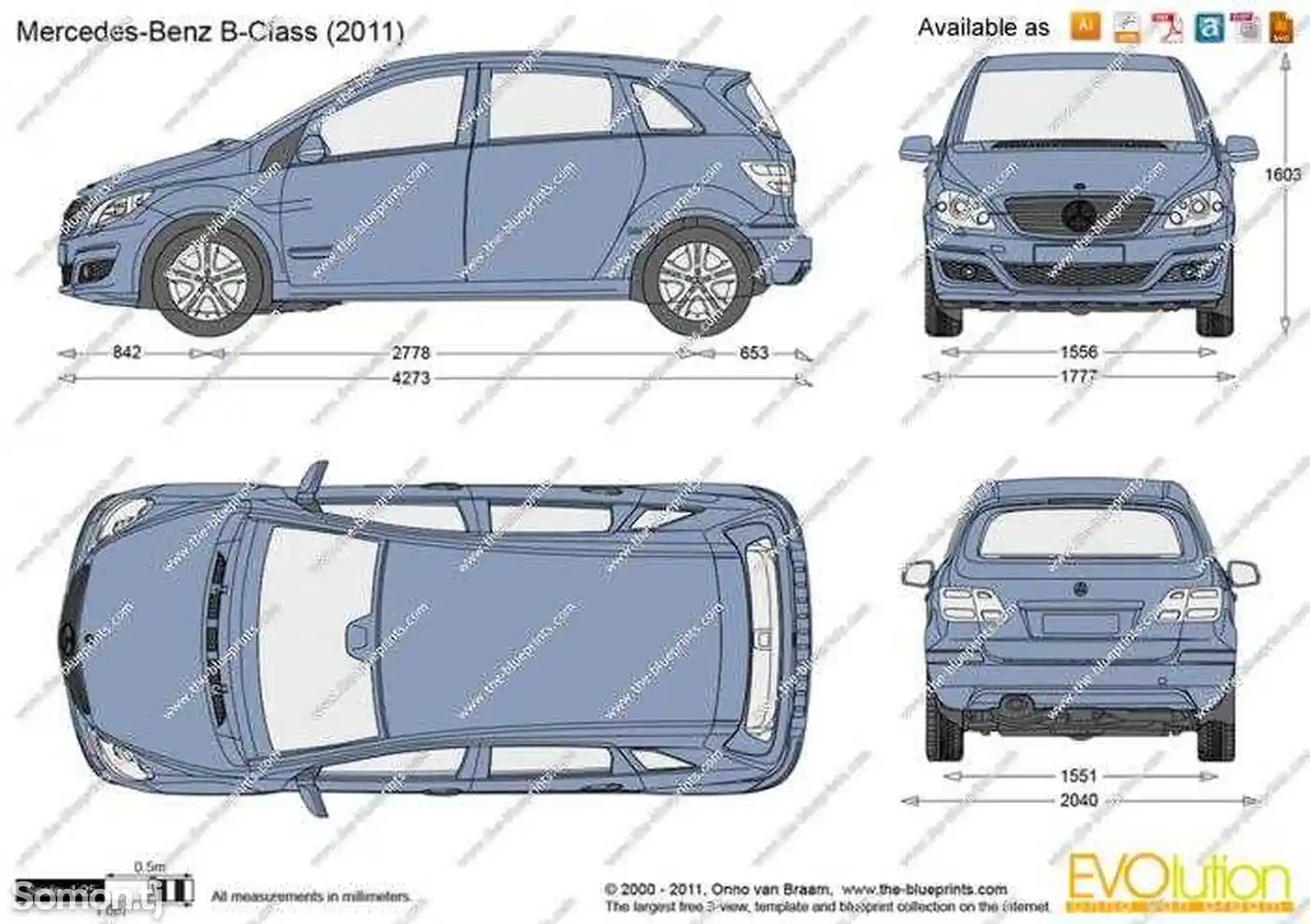 Mercedes-Benz B class, 2007-3