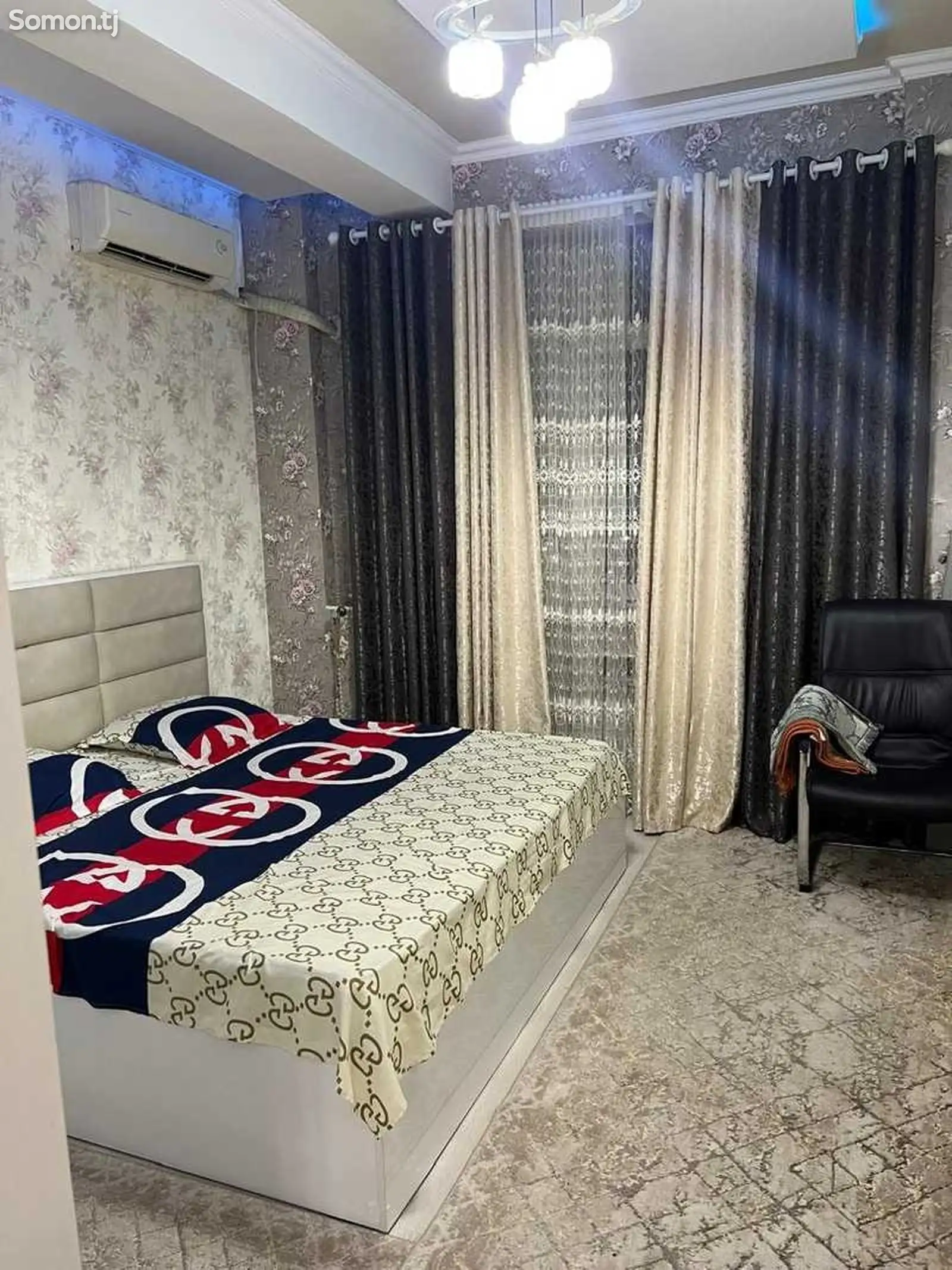 3-комн. квартира, 13 этаж, 90м², Исмоили Сомони, против ресторан Бурак-1