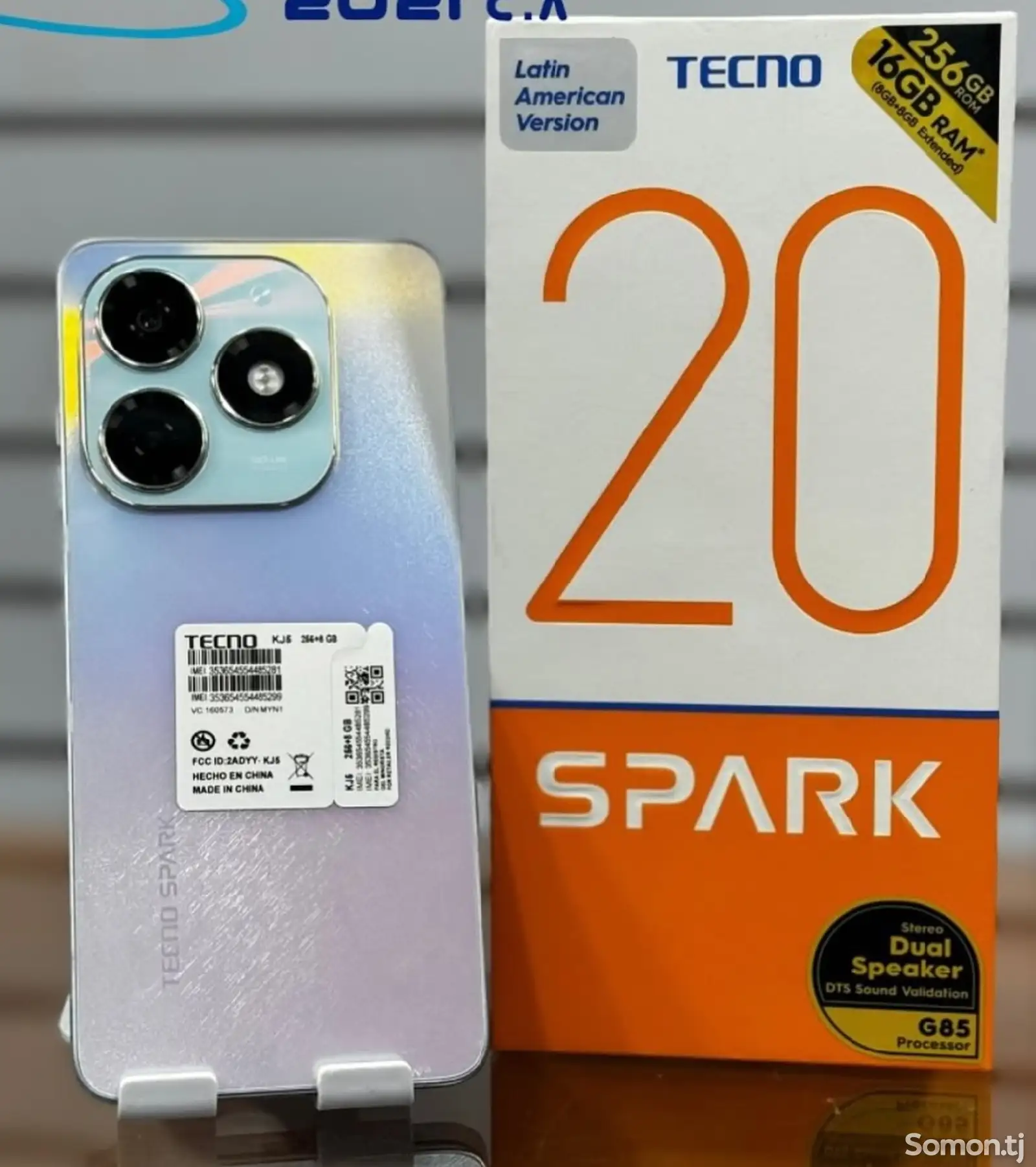 Tecno Spark 20 16/128Gb whait-1