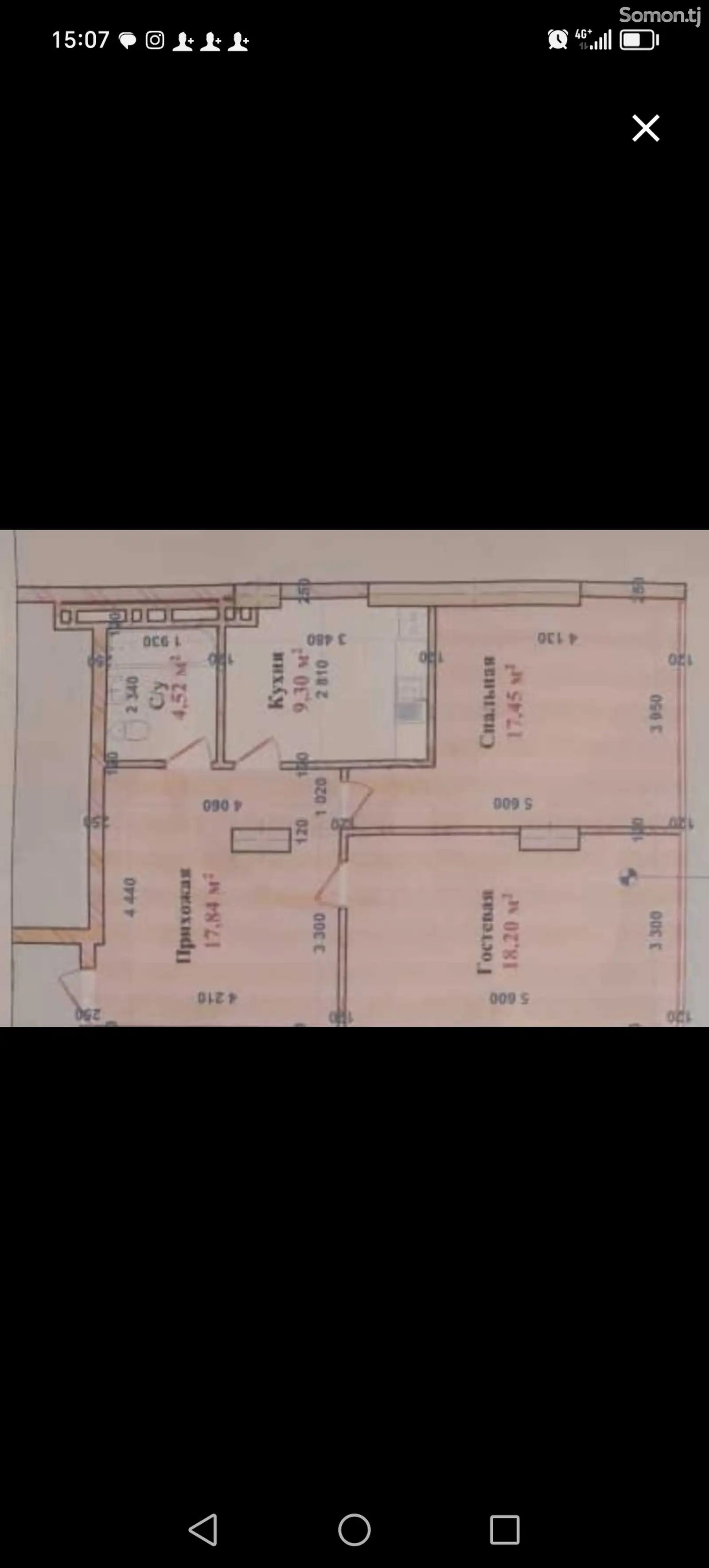 2-комн. квартира, 2 этаж, 68 м², Фирдавси-1