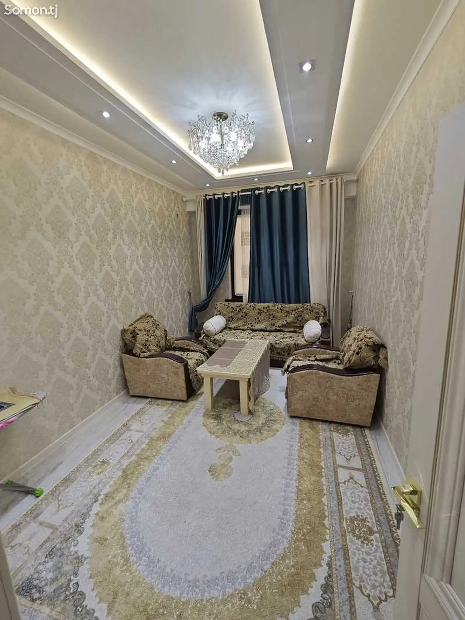 2-комн. квартира, 14 этаж, 60м², Бустонсити-1