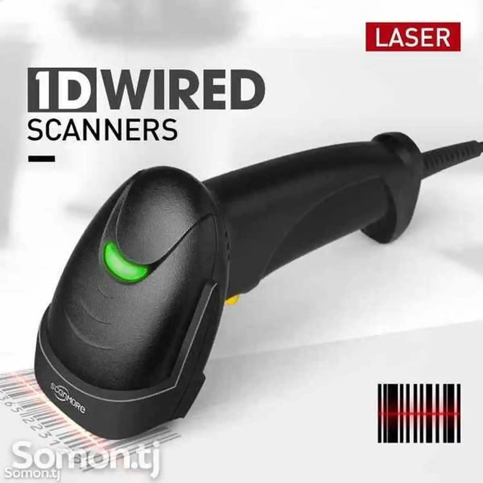 Сканер штрих кодов 1D ScanMore-6