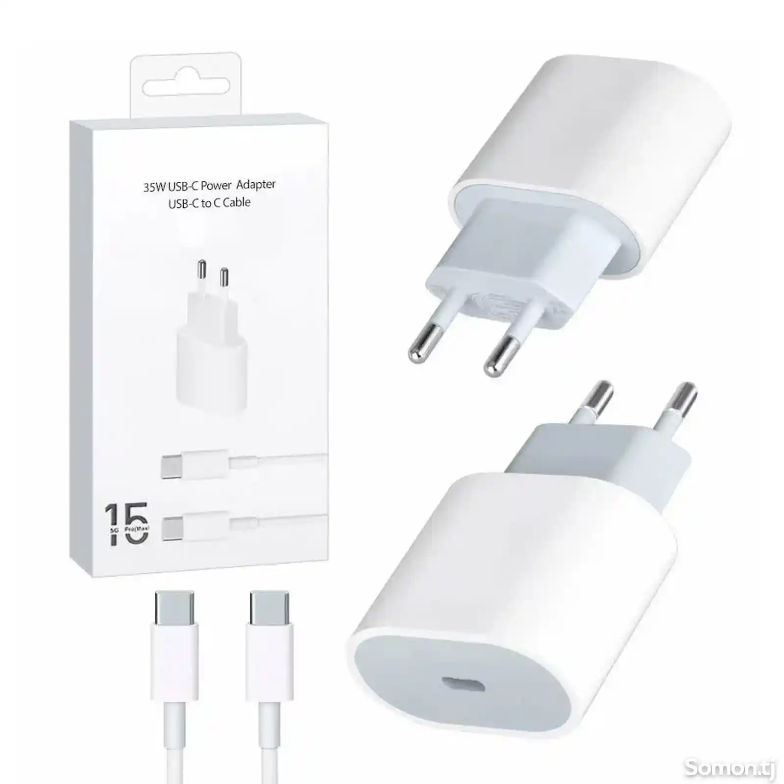 Блок питания быстрой зарядки для iphone 15 35W, Type-C-2