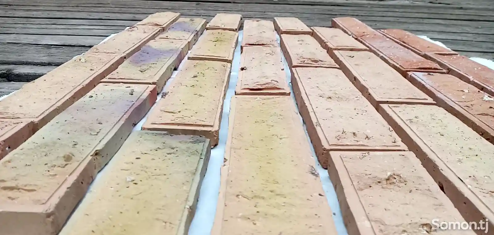 Колотые плитки из жженого кирпича-2