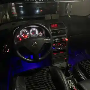 LED подсветка салона на Opel Astra G