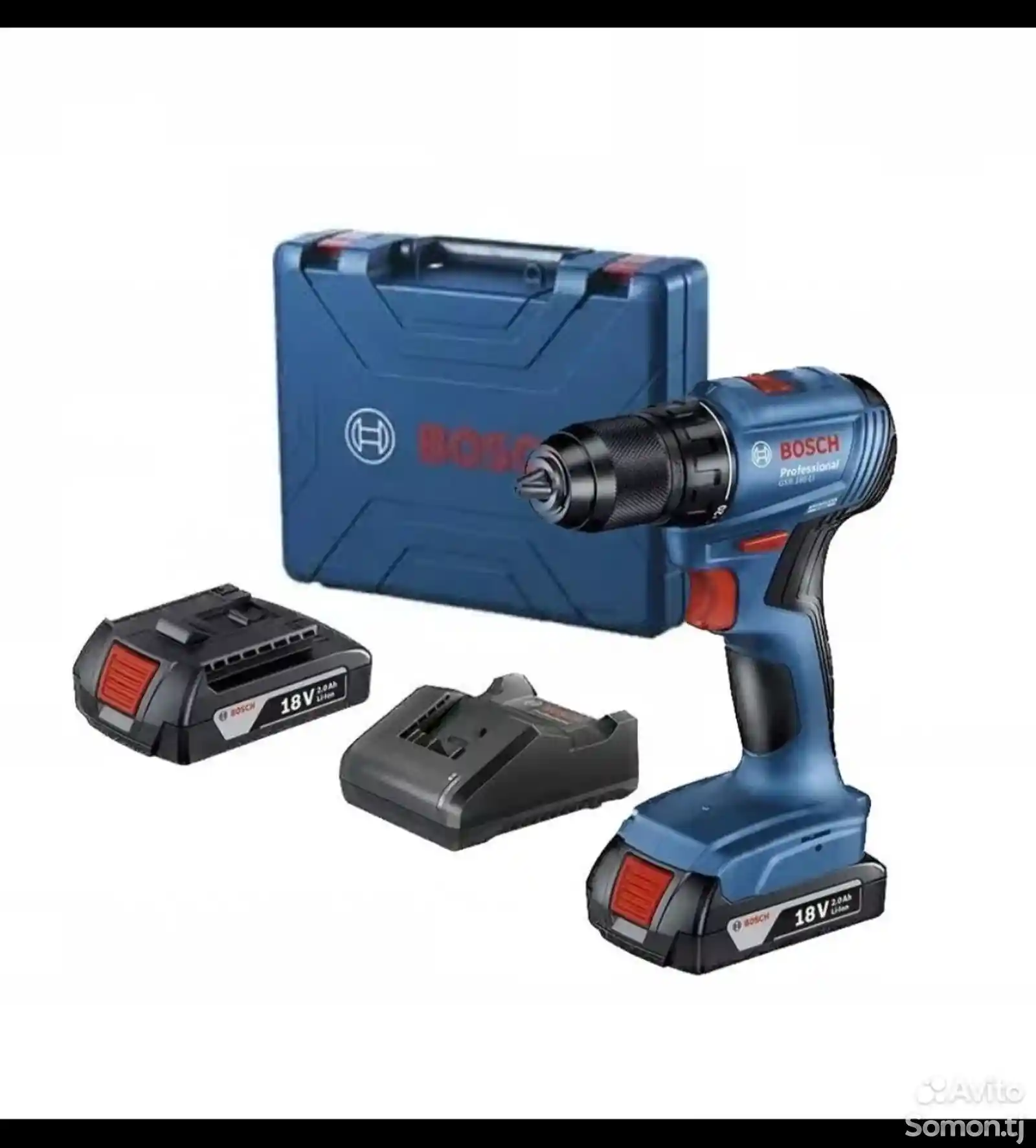 Безшоточный шуруповёрт BOSCH 18 v 2АМ