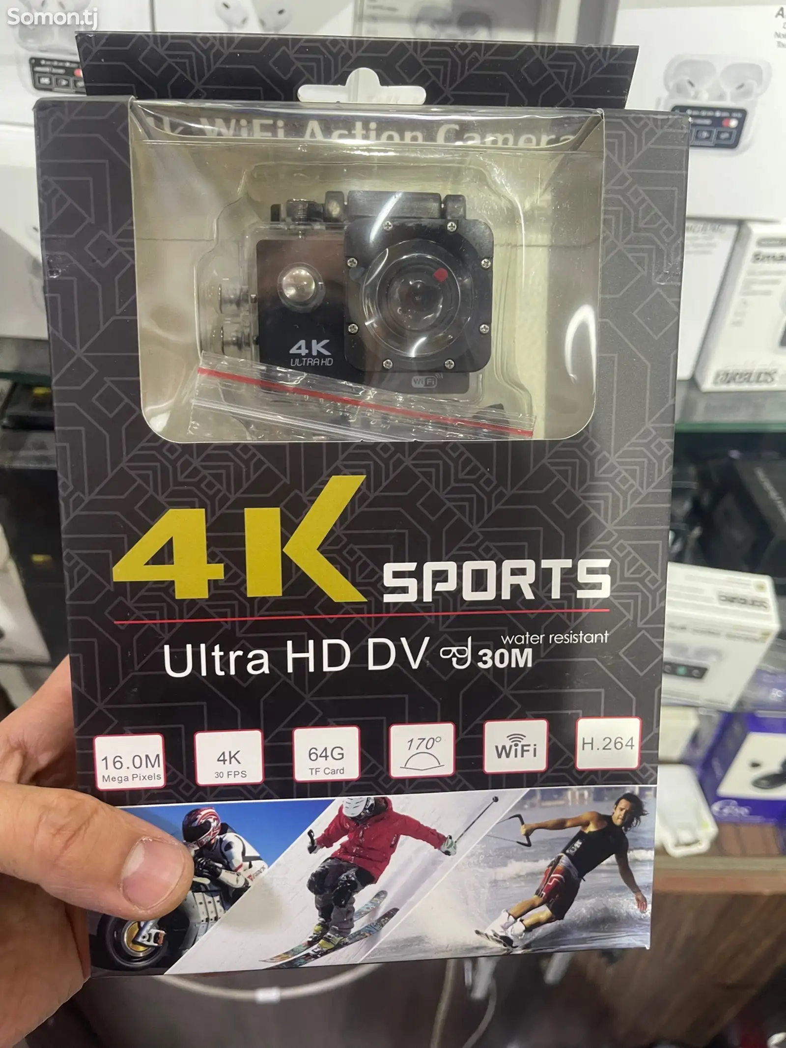 Экшн Камера 4K Sports Ultra Hd Dv-1