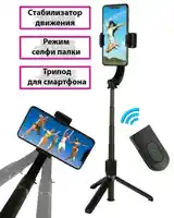 Монопод стабилизатор трипод VIGET 4 в 1,Gimbal Stabilizer Q08, с пультом Bluetoo-3