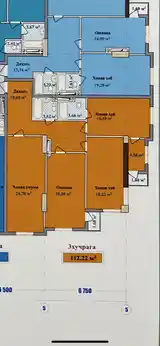 3-комн. квартира, 7 этаж, 122 м², Профсоюз-6