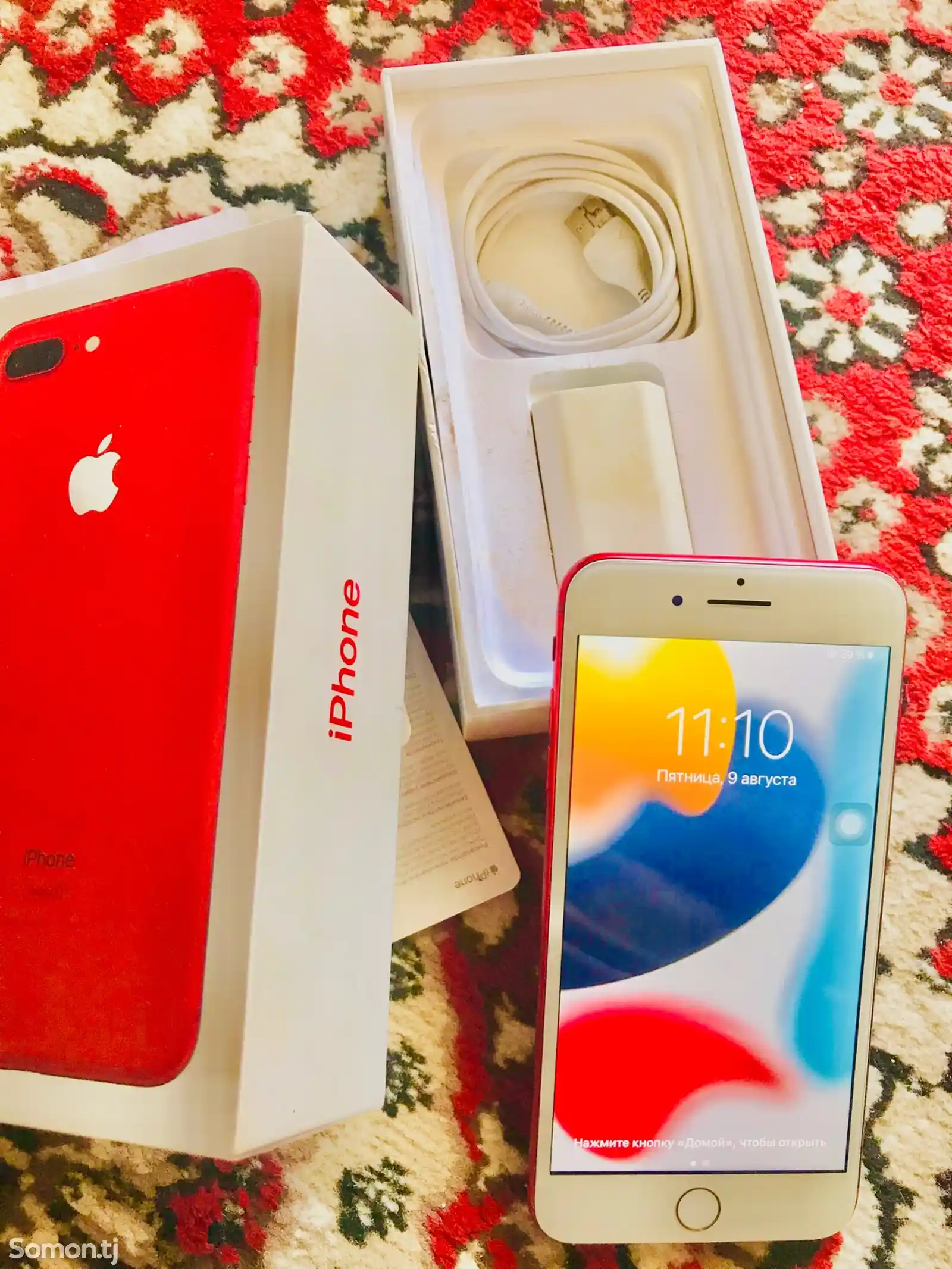 Apple iPhone 8 plus, 128 gb, Product Red-1