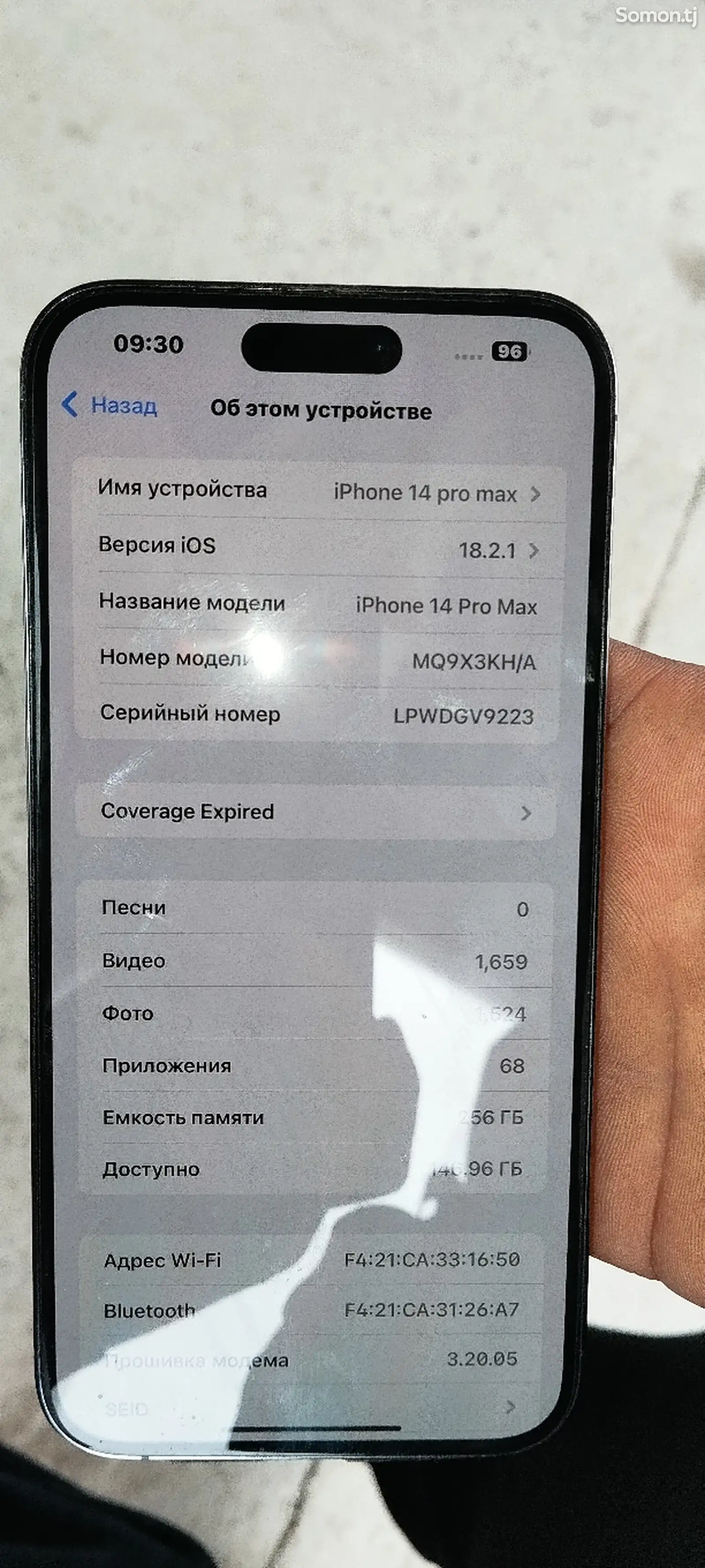 Apple iPhone 14 Pro Max, 256 gb, Silver-1