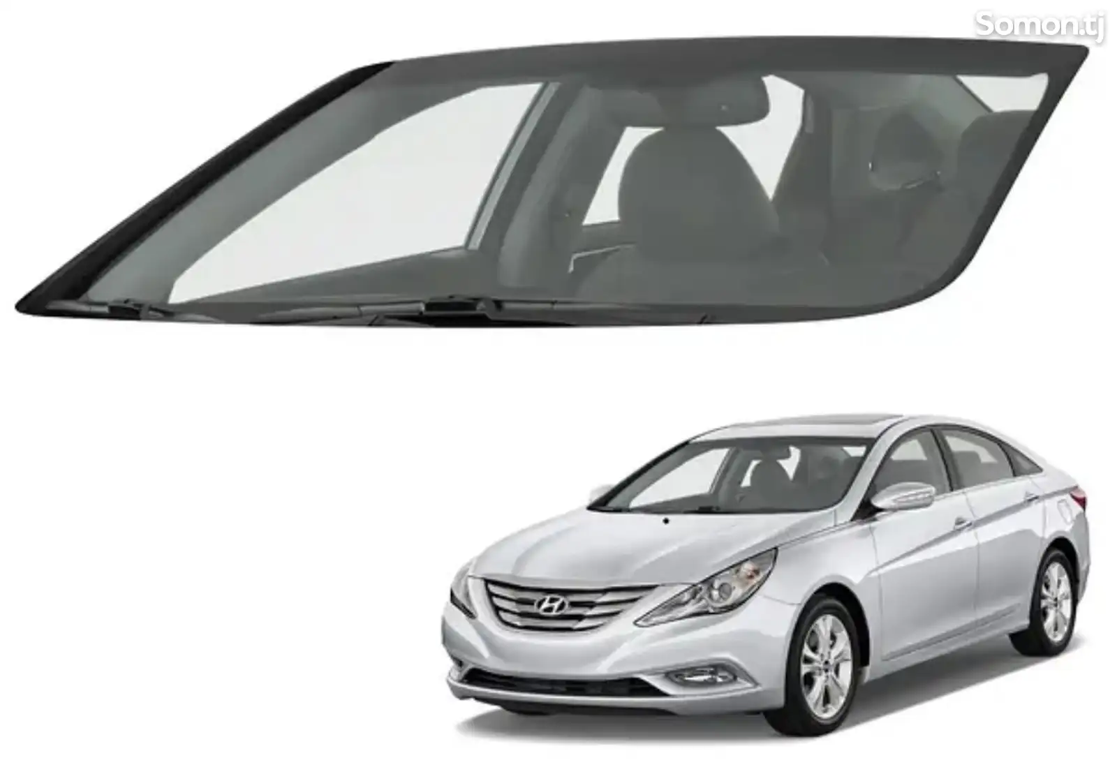 Лобовое стекло на Hyundai Sonata 2011